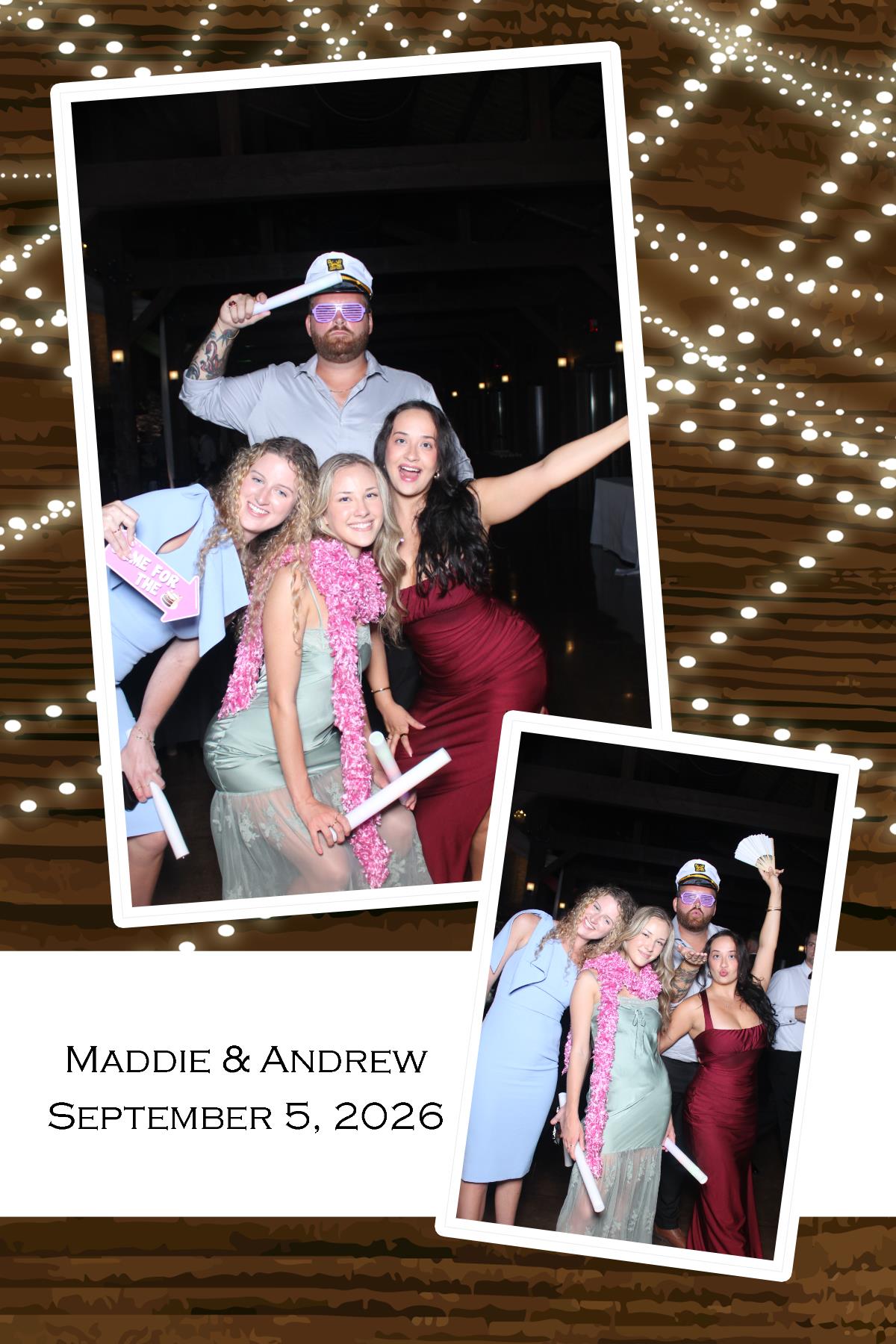 Maddie & Andrews | View more photos from the event at gallery.photoboothcincy.com/u/PhotoBoothCincy/Maddie-Andrews