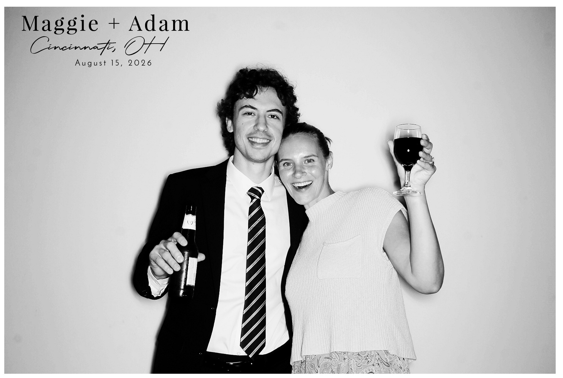 Maggie & Adam | View more photos from the event at gallery.photoboothcincy.com/u/PhotoBoothCincy/Maggie-Adam