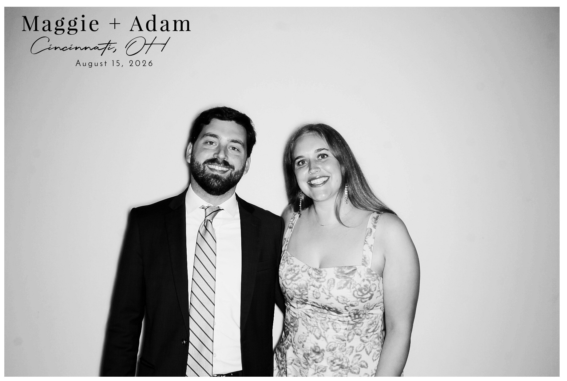 Maggie & Adam | View more photos from the event at gallery.photoboothcincy.com/u/PhotoBoothCincy/Maggie-Adam