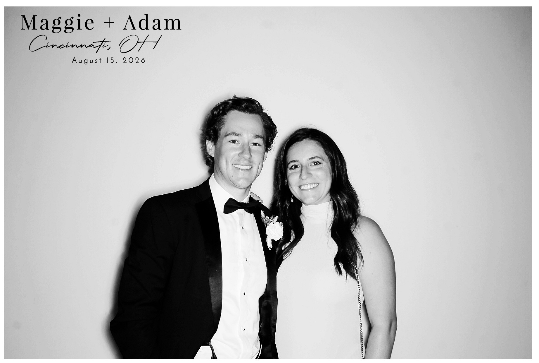 Maggie & Adam | View more photos from the event at gallery.photoboothcincy.com/u/PhotoBoothCincy/Maggie-Adam