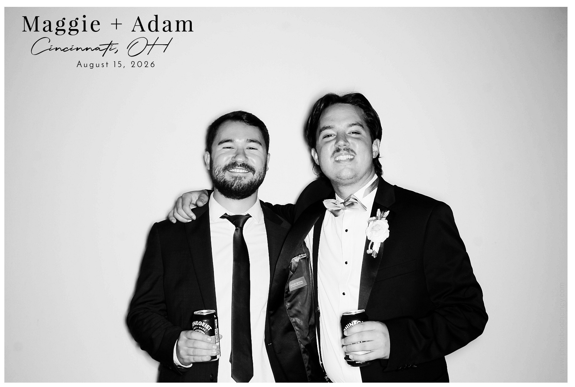 Maggie & Adam | View more photos from the event at gallery.photoboothcincy.com/u/PhotoBoothCincy/Maggie-Adam