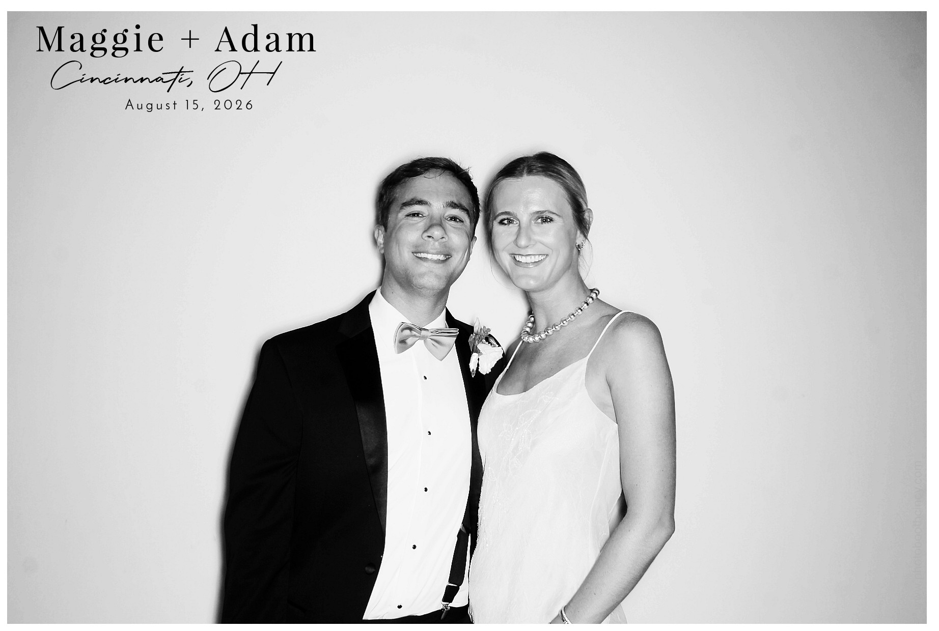 Maggie & Adam | View more photos from the event at gallery.photoboothcincy.com/u/PhotoBoothCincy/Maggie-Adam