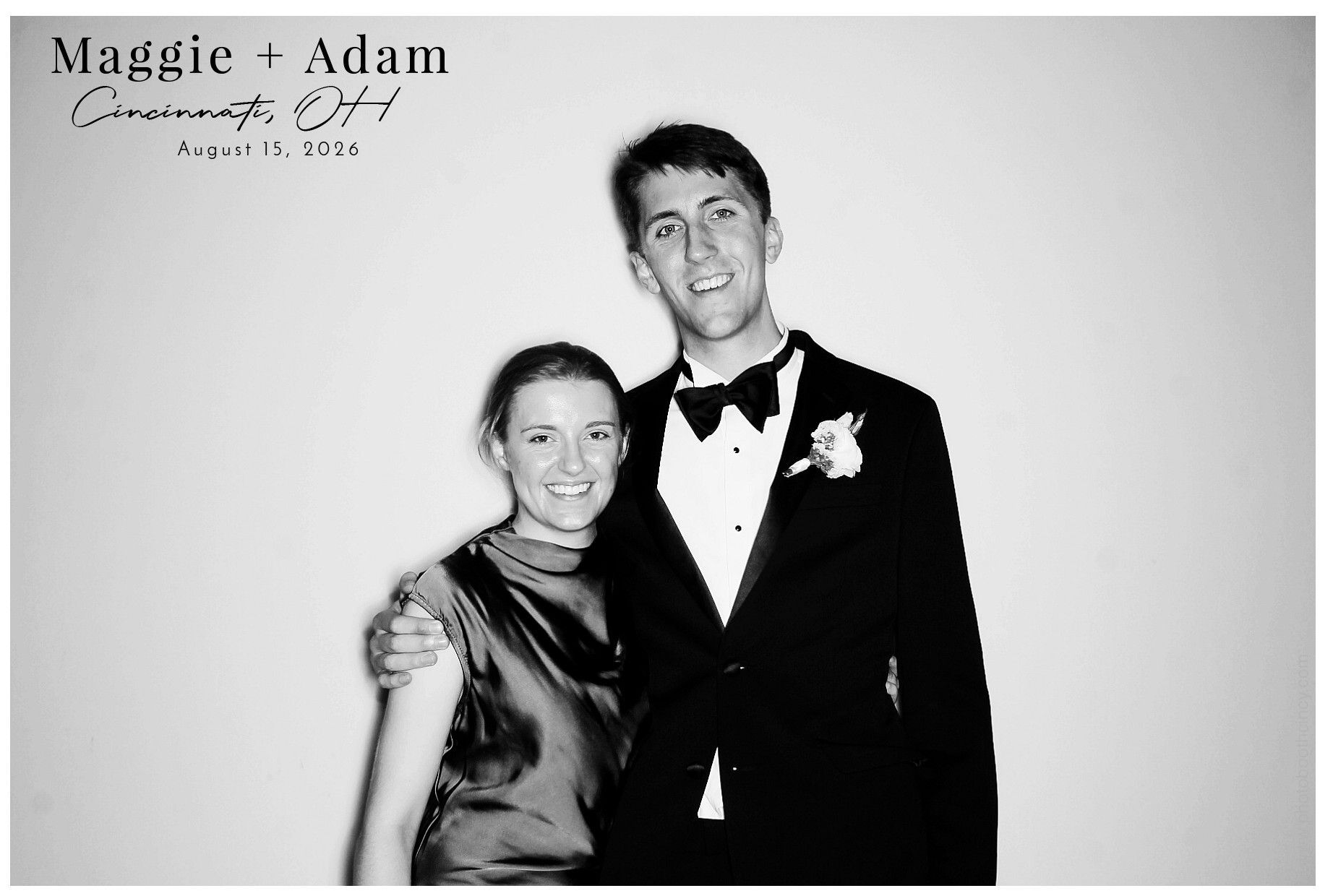 Maggie & Adam | View more photos from the event at gallery.photoboothcincy.com/u/PhotoBoothCincy/Maggie-Adam