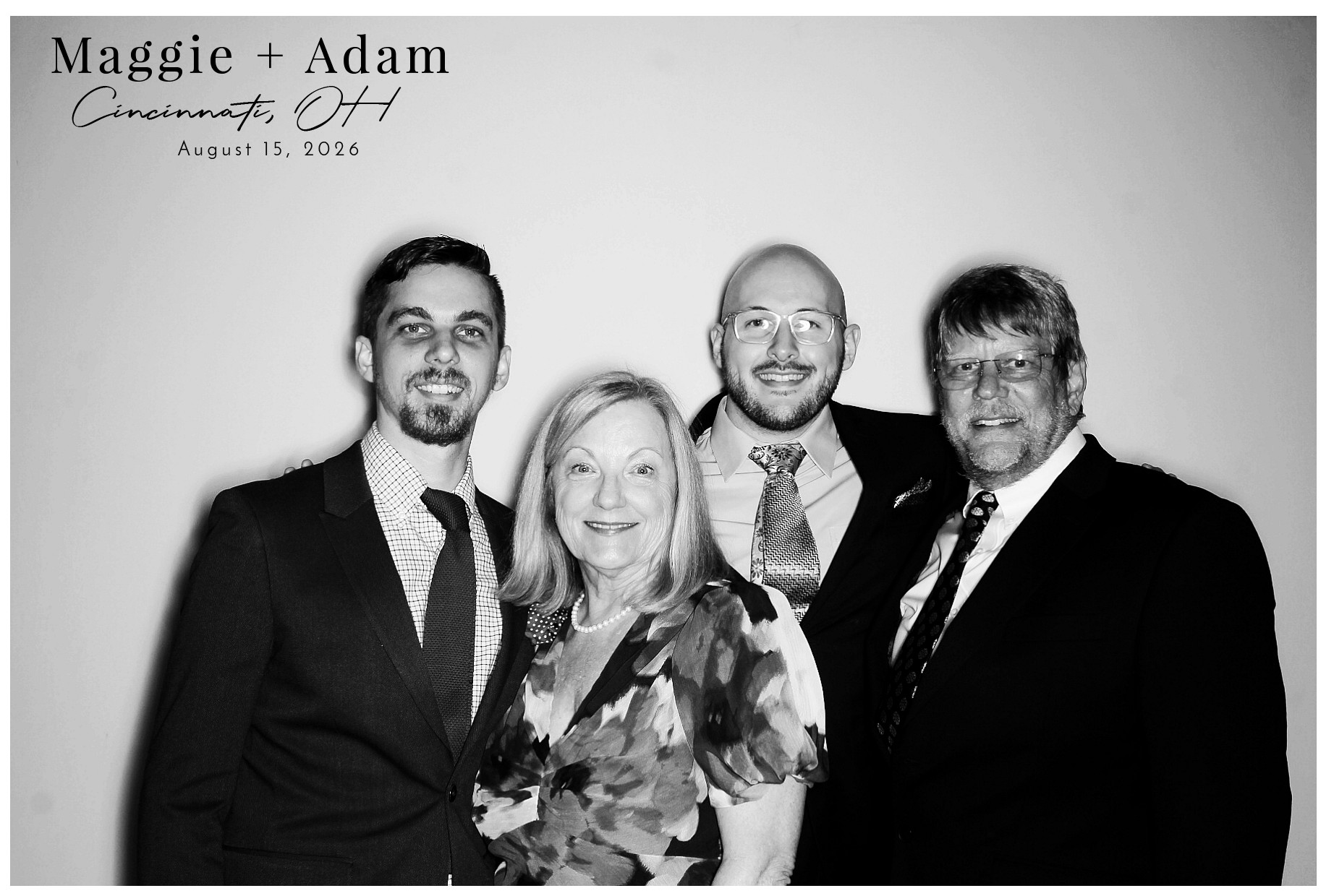 Maggie & Adam | View more photos from the event at gallery.photoboothcincy.com/u/PhotoBoothCincy/Maggie-Adam