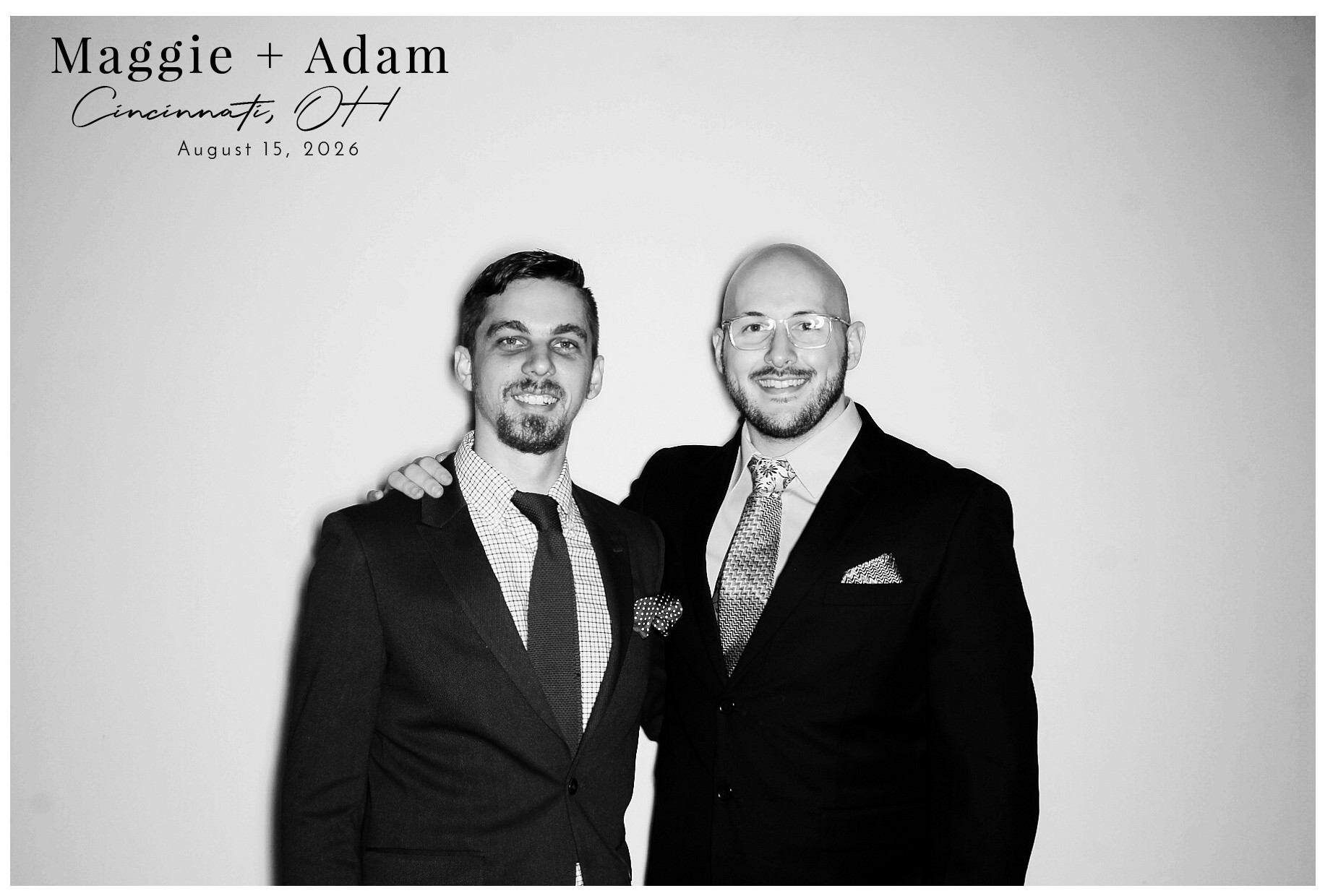 Maggie & Adam | View more photos from the event at gallery.photoboothcincy.com/u/PhotoBoothCincy/Maggie-Adam