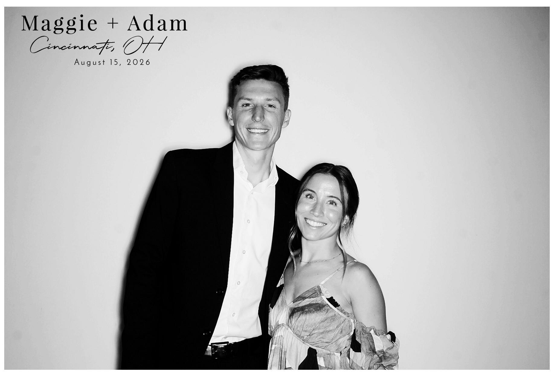 Maggie & Adam | View more photos from the event at gallery.photoboothcincy.com/u/PhotoBoothCincy/Maggie-Adam