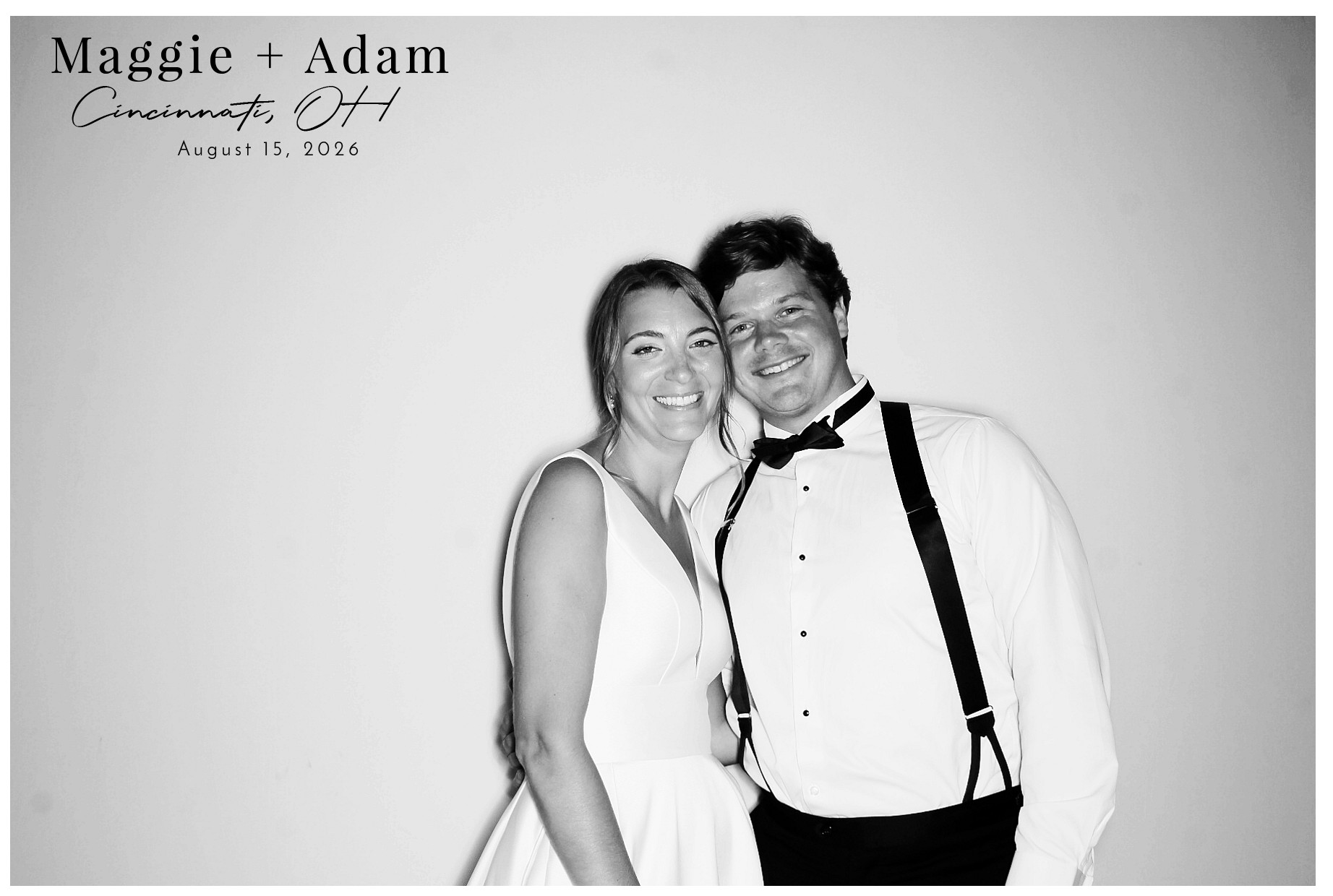 Maggie & Adam | View more photos from the event at gallery.photoboothcincy.com/u/PhotoBoothCincy/Maggie-Adam