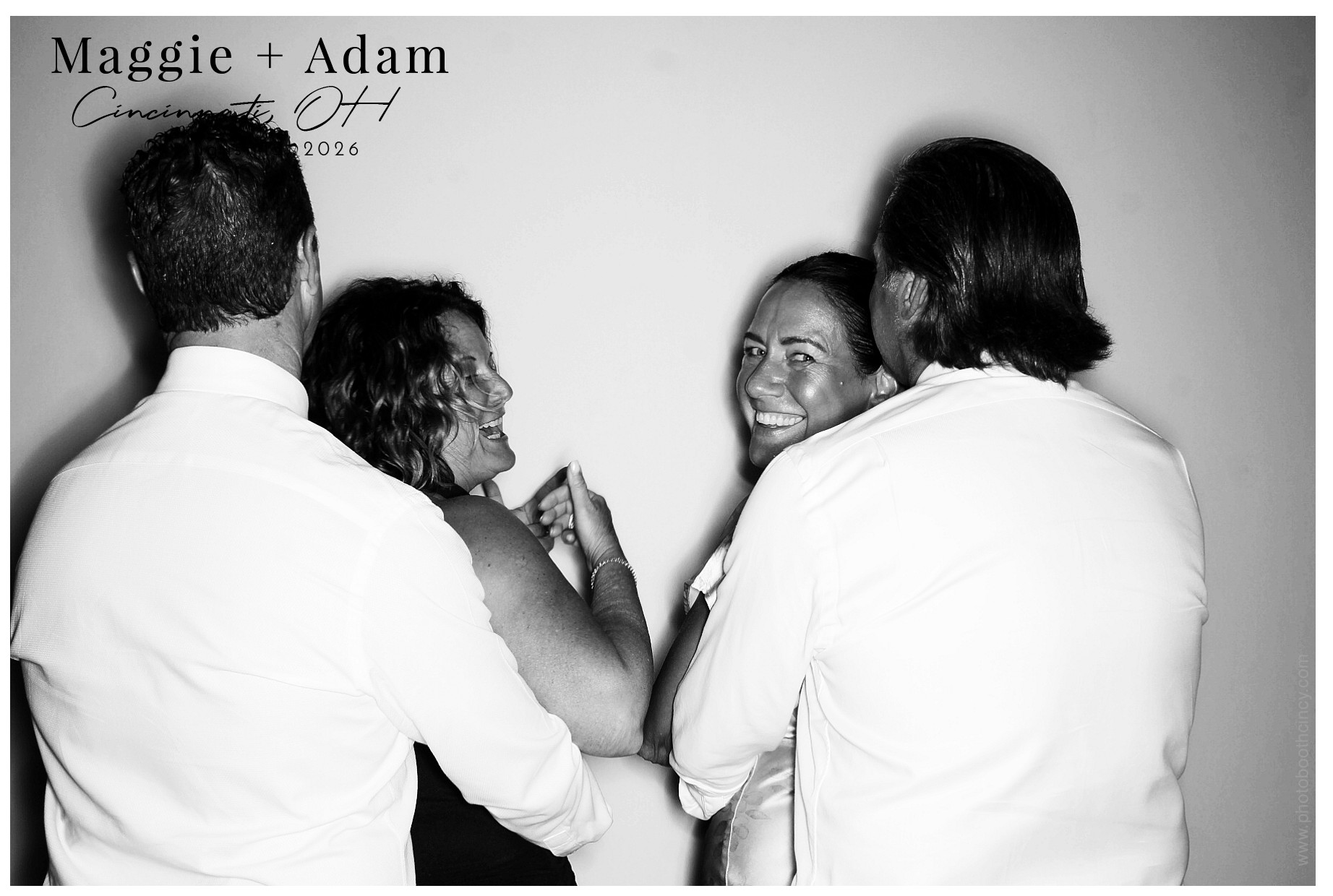 Maggie & Adam | View more photos from the event at gallery.photoboothcincy.com/u/PhotoBoothCincy/Maggie-Adam