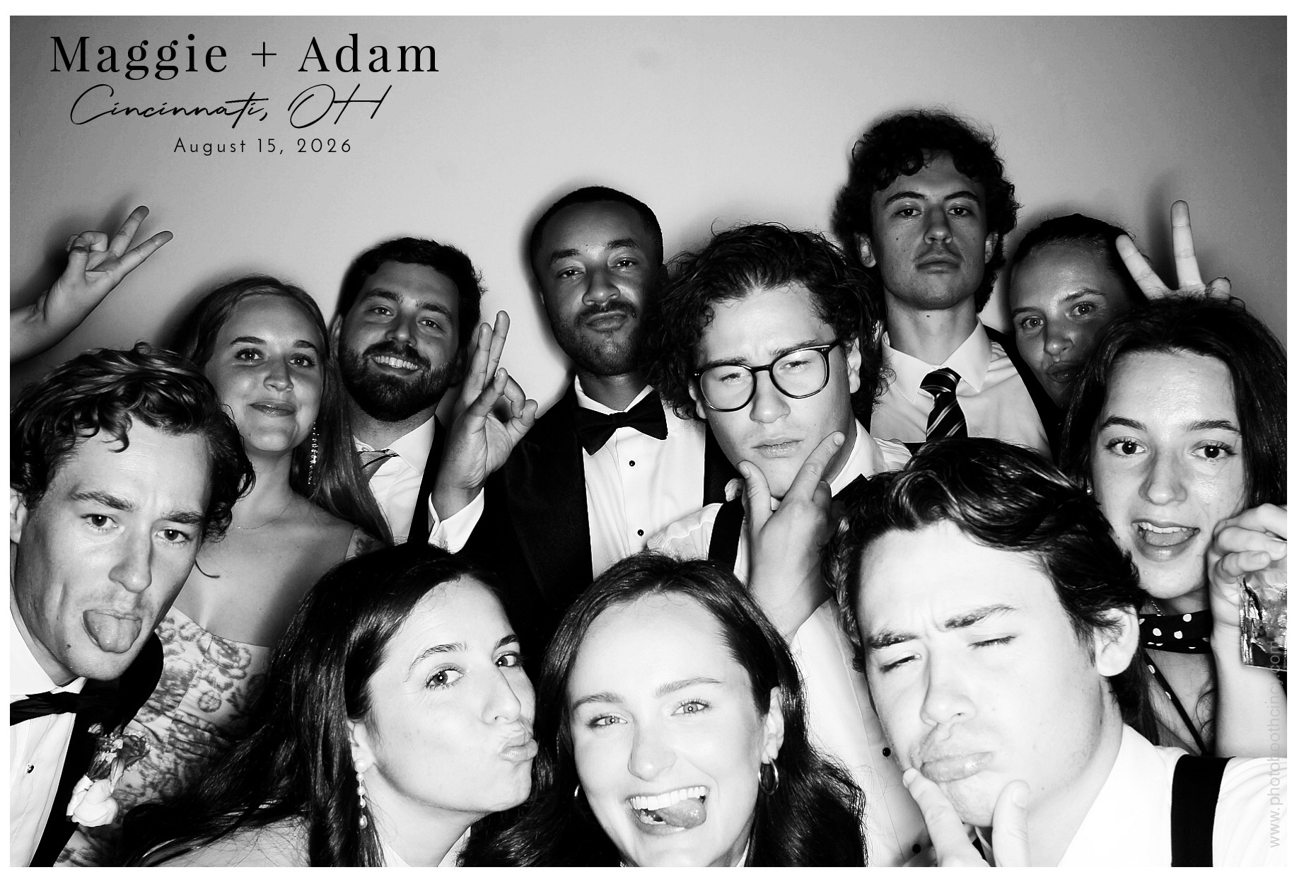Maggie & Adam | View more photos from the event at gallery.photoboothcincy.com/u/PhotoBoothCincy/Maggie-Adam
