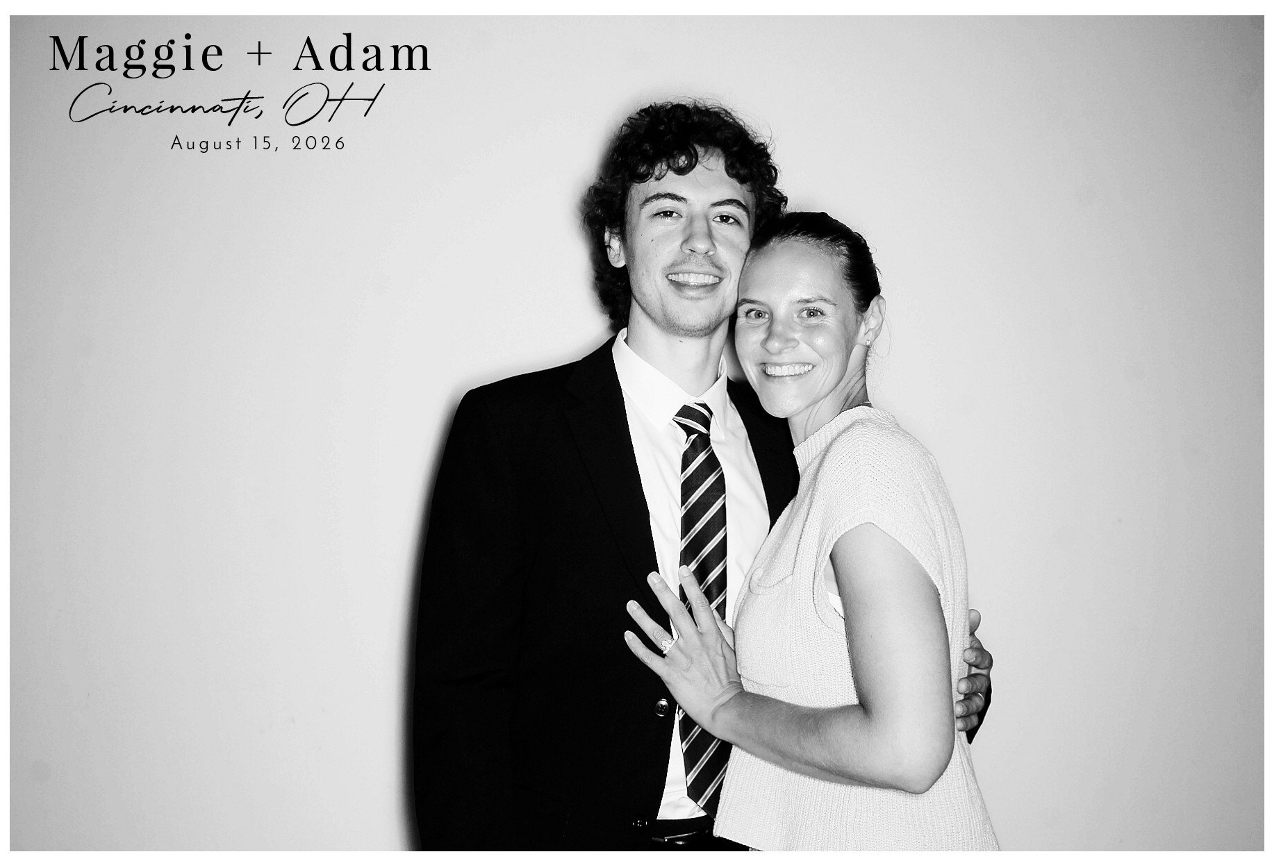 Maggie & Adam | View more photos from the event at gallery.photoboothcincy.com/u/PhotoBoothCincy/Maggie-Adam