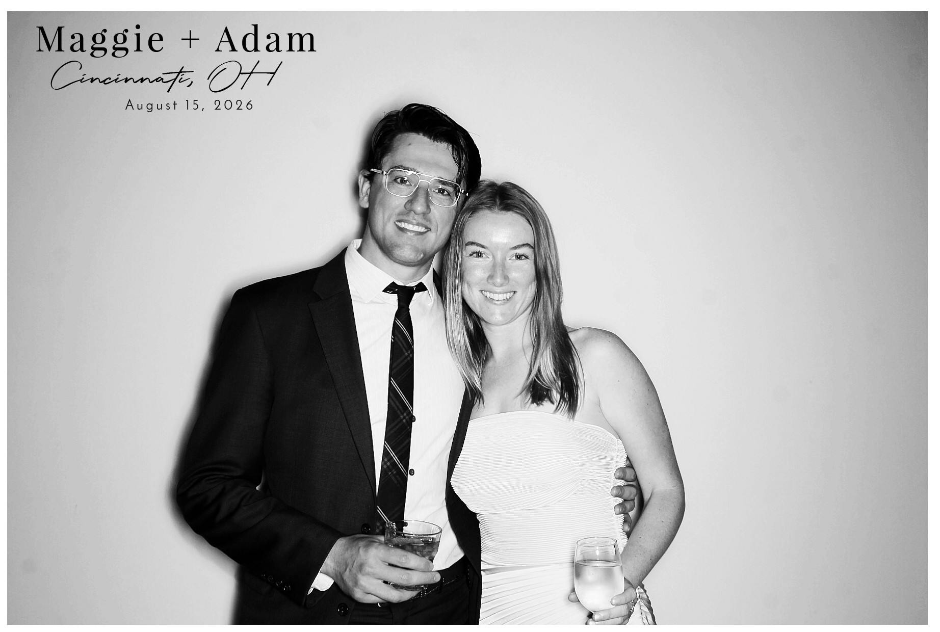 Maggie & Adam | View more photos from the event at gallery.photoboothcincy.com/u/PhotoBoothCincy/Maggie-Adam