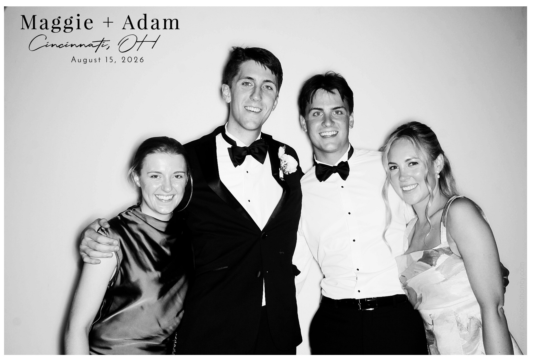 Maggie & Adam | View more photos from the event at gallery.photoboothcincy.com/u/PhotoBoothCincy/Maggie-Adam