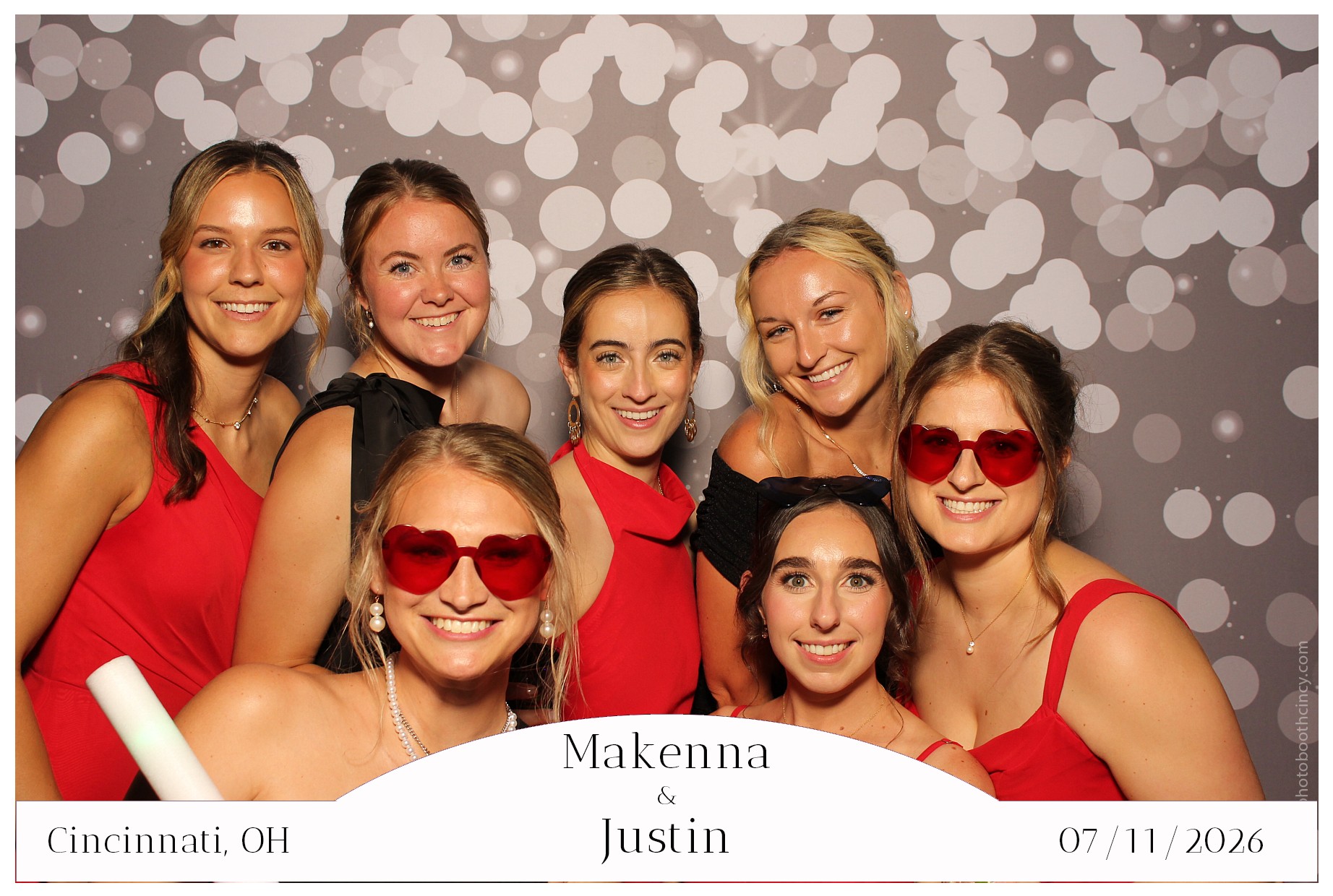 Makenna & Justin | View more photos from the event at gallery.photoboothcincy.com/u/PhotoBoothCincy/Makenna-Justin