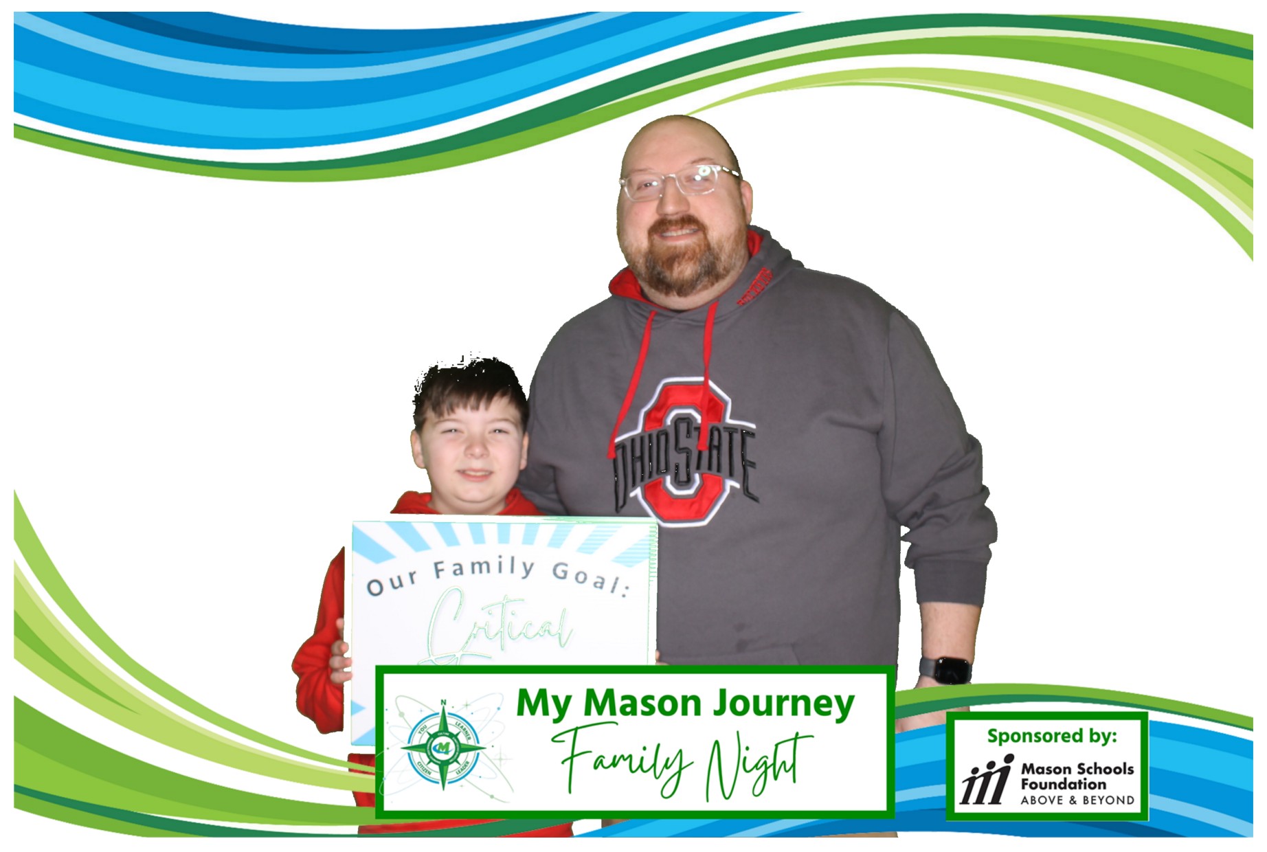 Mason Family Night | View more photos from the event at gallery.photoboothcincy.com/u/PhotoBoothCincy/Mason-Family-Night