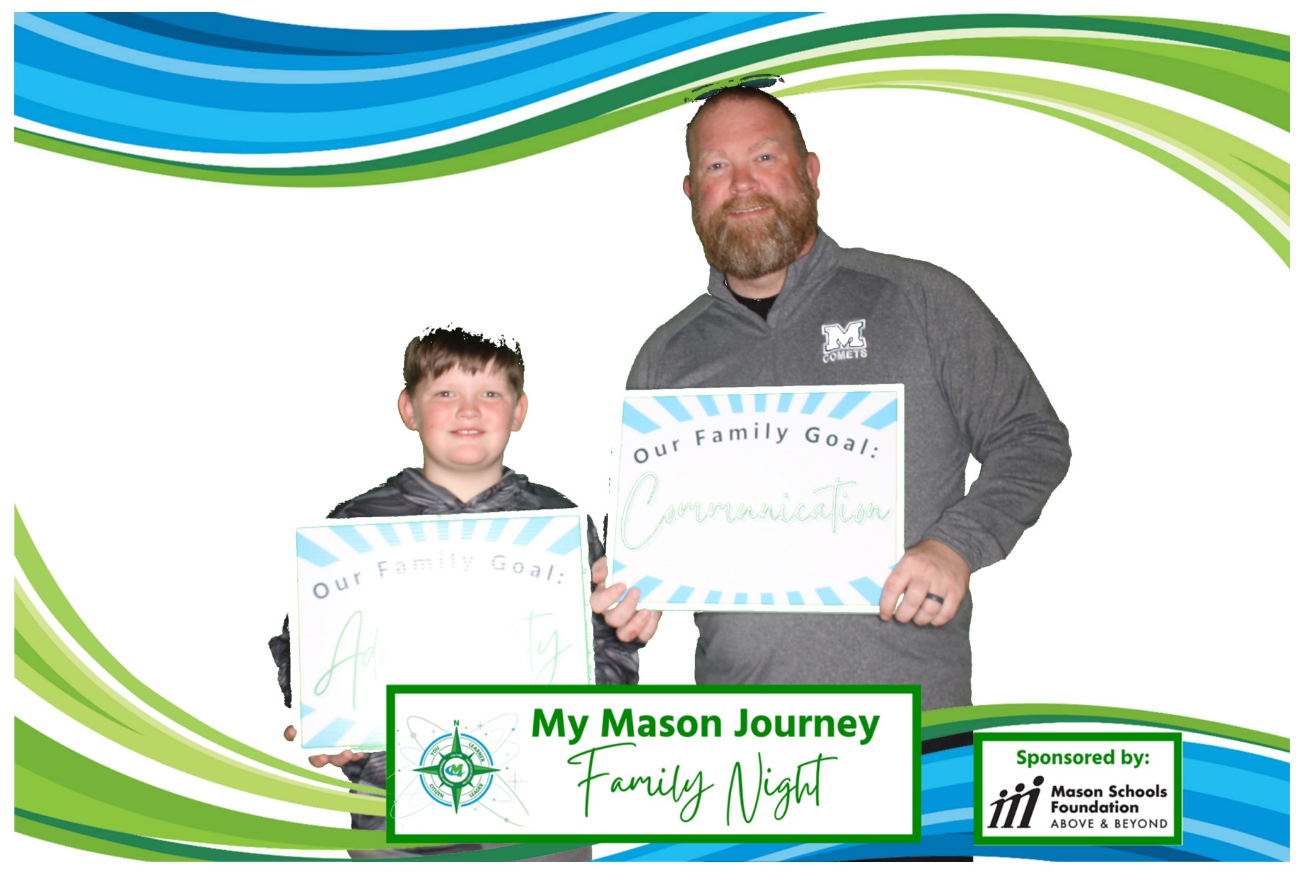 Mason Family Night | View more photos from the event at gallery.photoboothcincy.com/u/PhotoBoothCincy/Mason-Family-Night