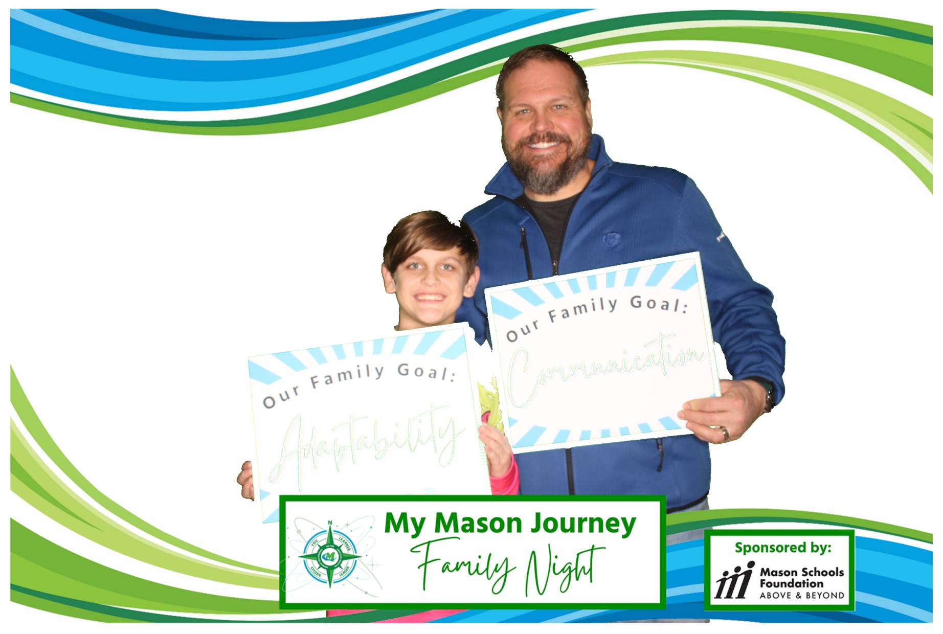 Mason Family Night | View more photos from the event at gallery.photoboothcincy.com/u/PhotoBoothCincy/Mason-Family-Night