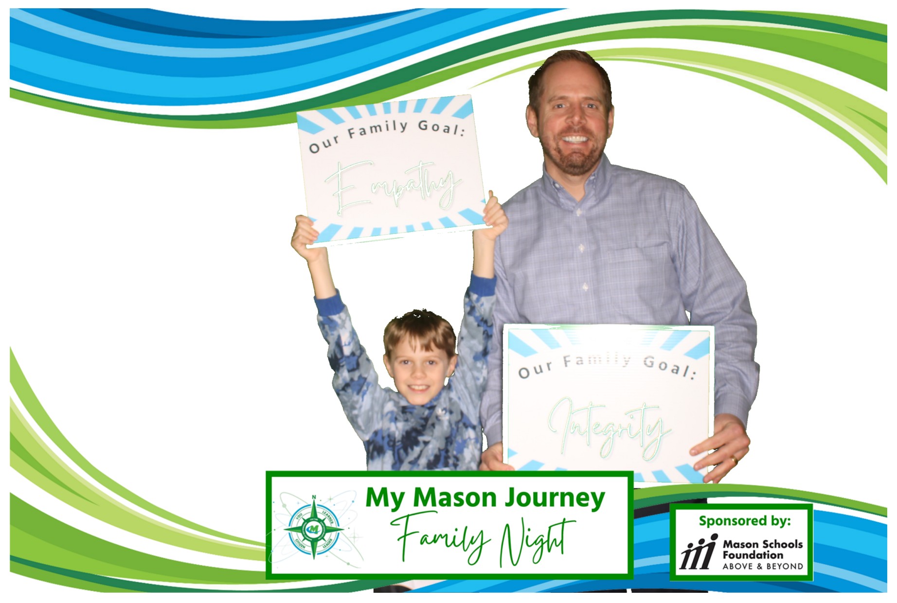 Mason Family Night | View more photos from the event at gallery.photoboothcincy.com/u/PhotoBoothCincy/Mason-Family-Night
