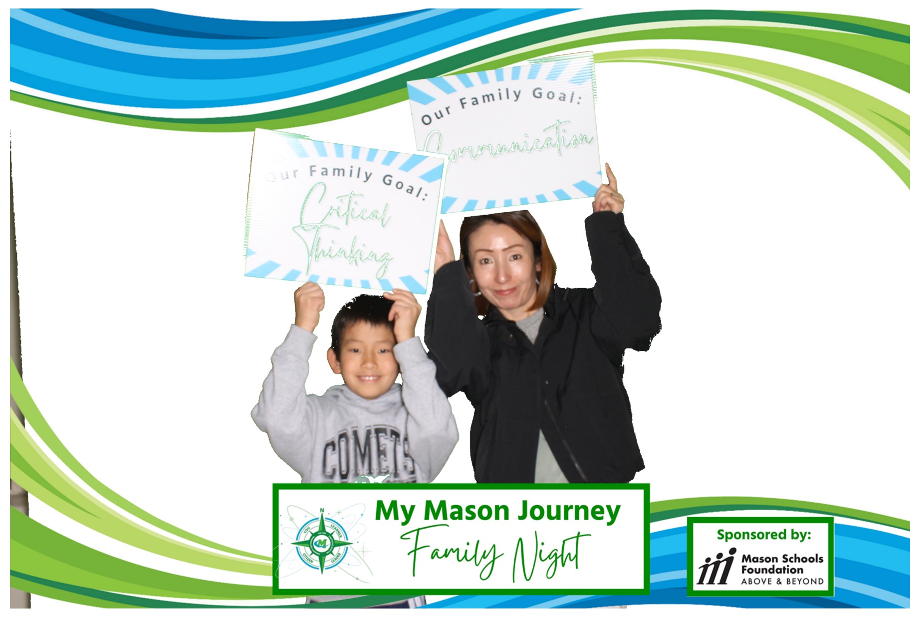 Mason Family Night | View more photos from the event at gallery.photoboothcincy.com/u/PhotoBoothCincy/Mason-Family-Night