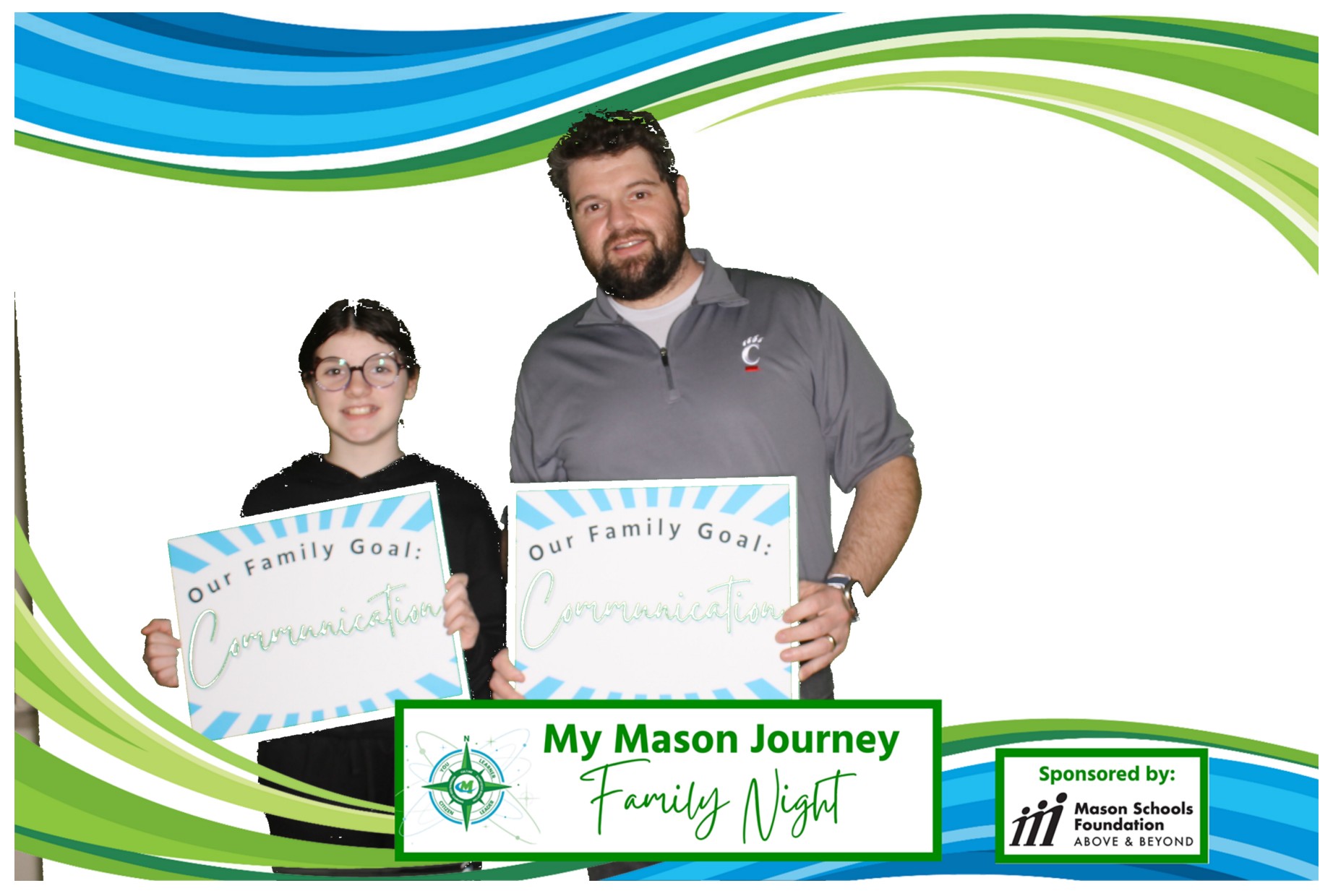 Mason Family Night | View more photos from the event at gallery.photoboothcincy.com/u/PhotoBoothCincy/Mason-Family-Night