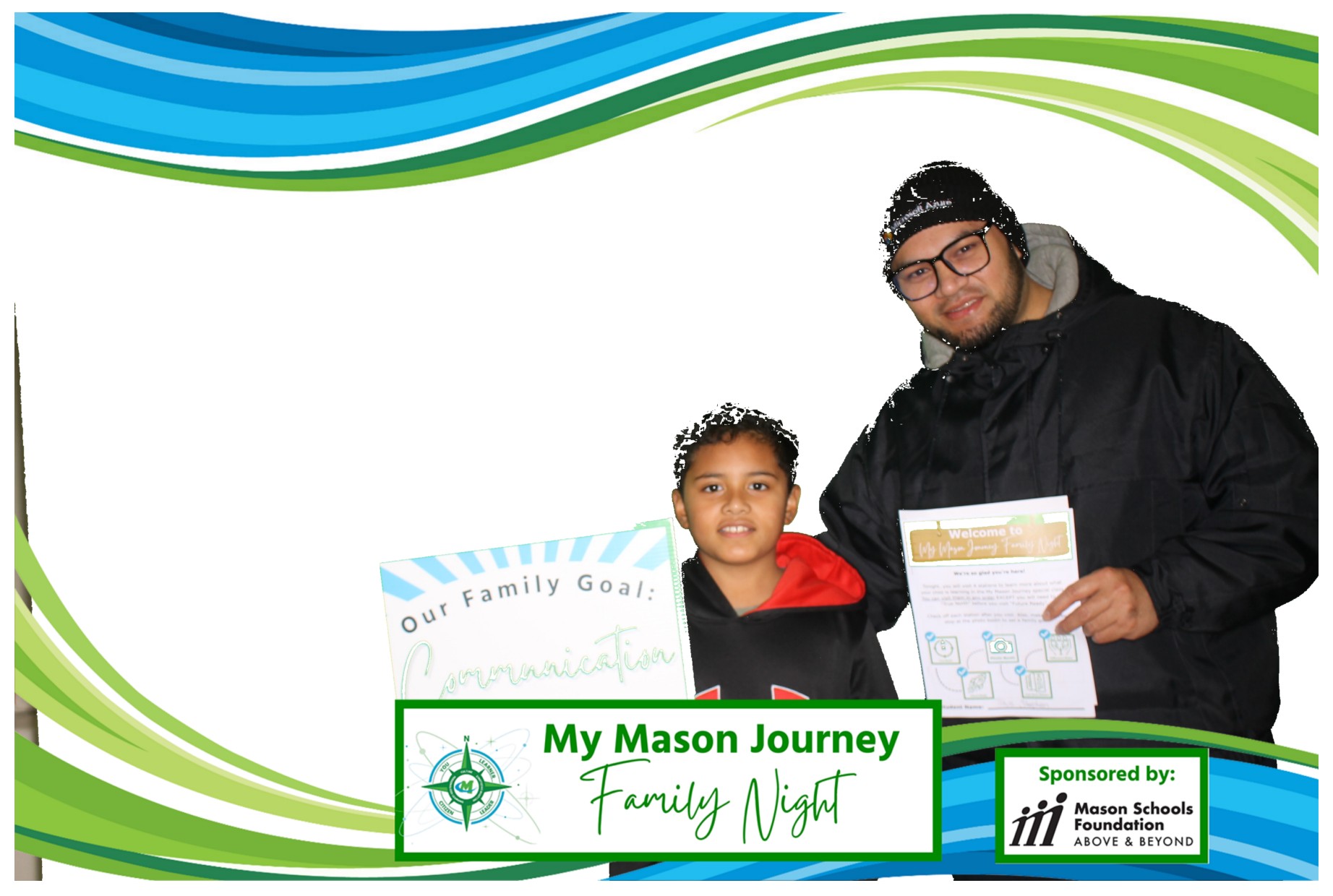 Mason Family Night | View more photos from the event at gallery.photoboothcincy.com/u/PhotoBoothCincy/Mason-Family-Night