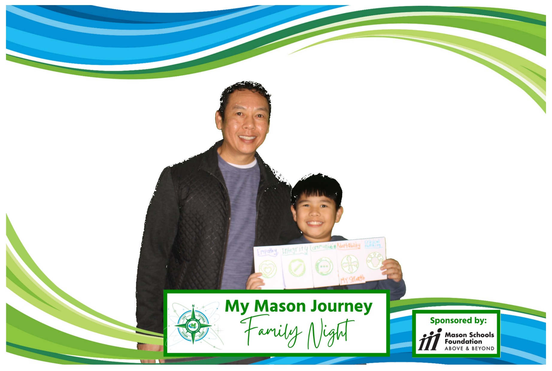 Mason Family Night | View more photos from the event at gallery.photoboothcincy.com/u/PhotoBoothCincy/Mason-Family-Night
