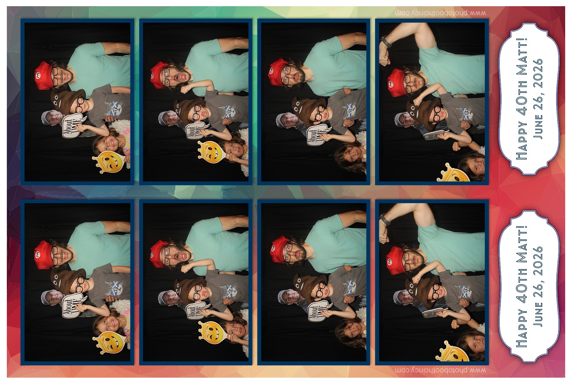 Matt's 40th Birthday | View more photos from the event at gallery.photoboothcincy.com/u/PhotoBoothCincy/Matts-40th-Birthday