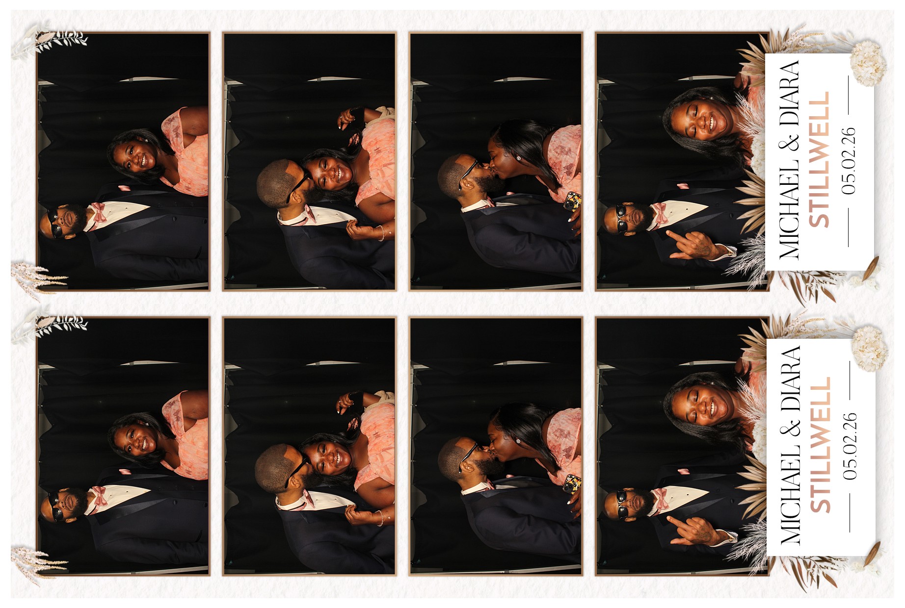 Michael and Diara's Wedding | View more photos from the event at gallery.photoboothcincy.com/u/PhotoBoothCincy/Michael-and-Diaras-Wedding