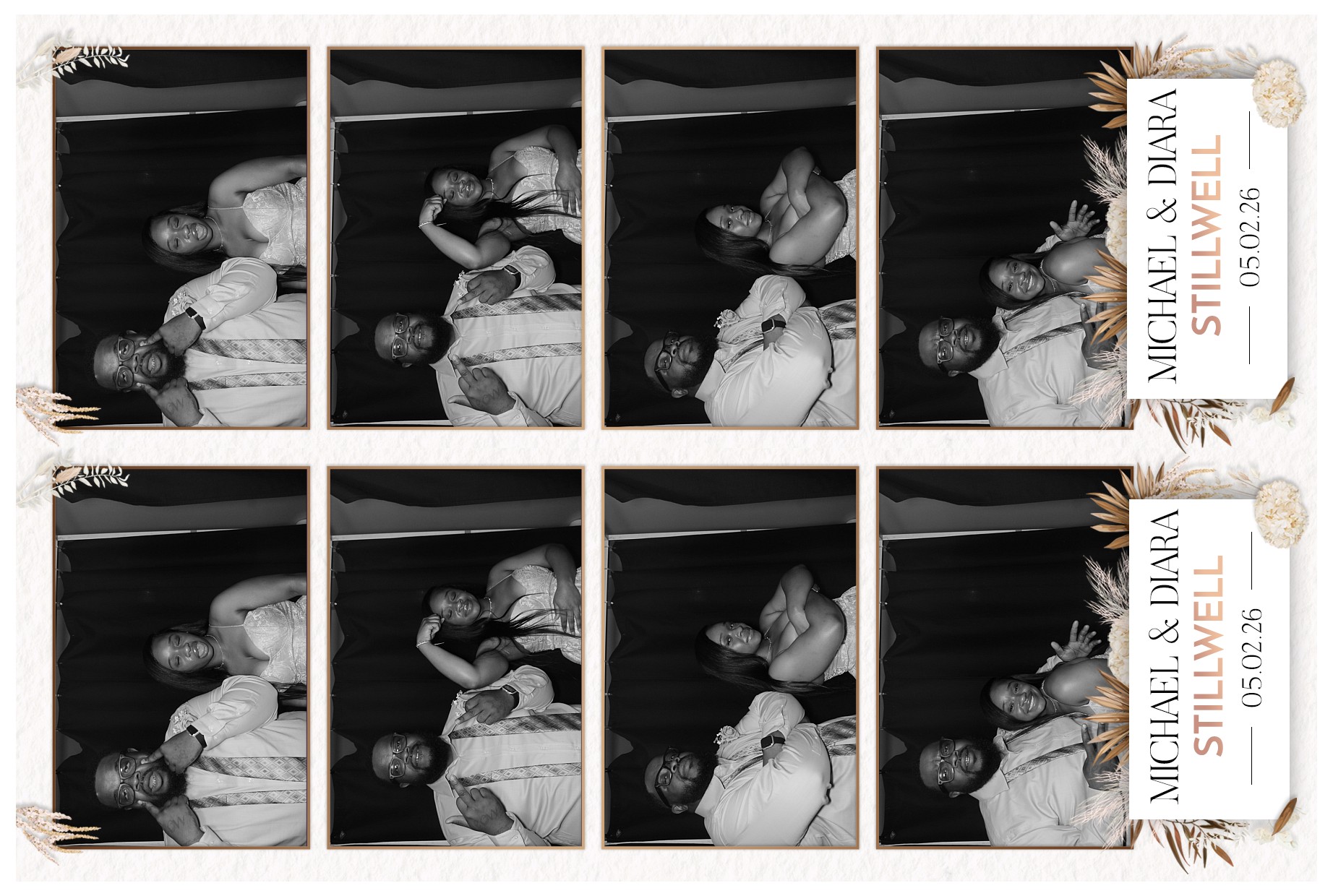 Michael and Diara's Wedding | View more photos from the event at gallery.photoboothcincy.com/u/PhotoBoothCincy/Michael-and-Diaras-Wedding