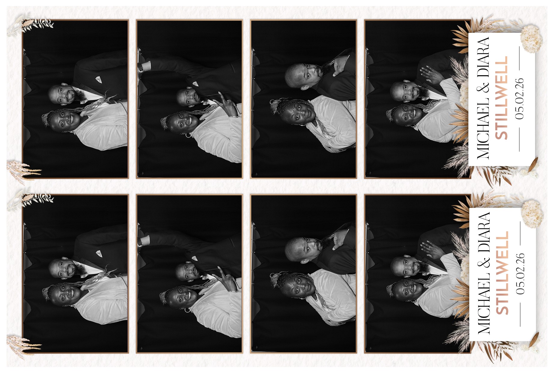 Michael and Diara's Wedding | View more photos from the event at gallery.photoboothcincy.com/u/PhotoBoothCincy/Michael-and-Diaras-Wedding