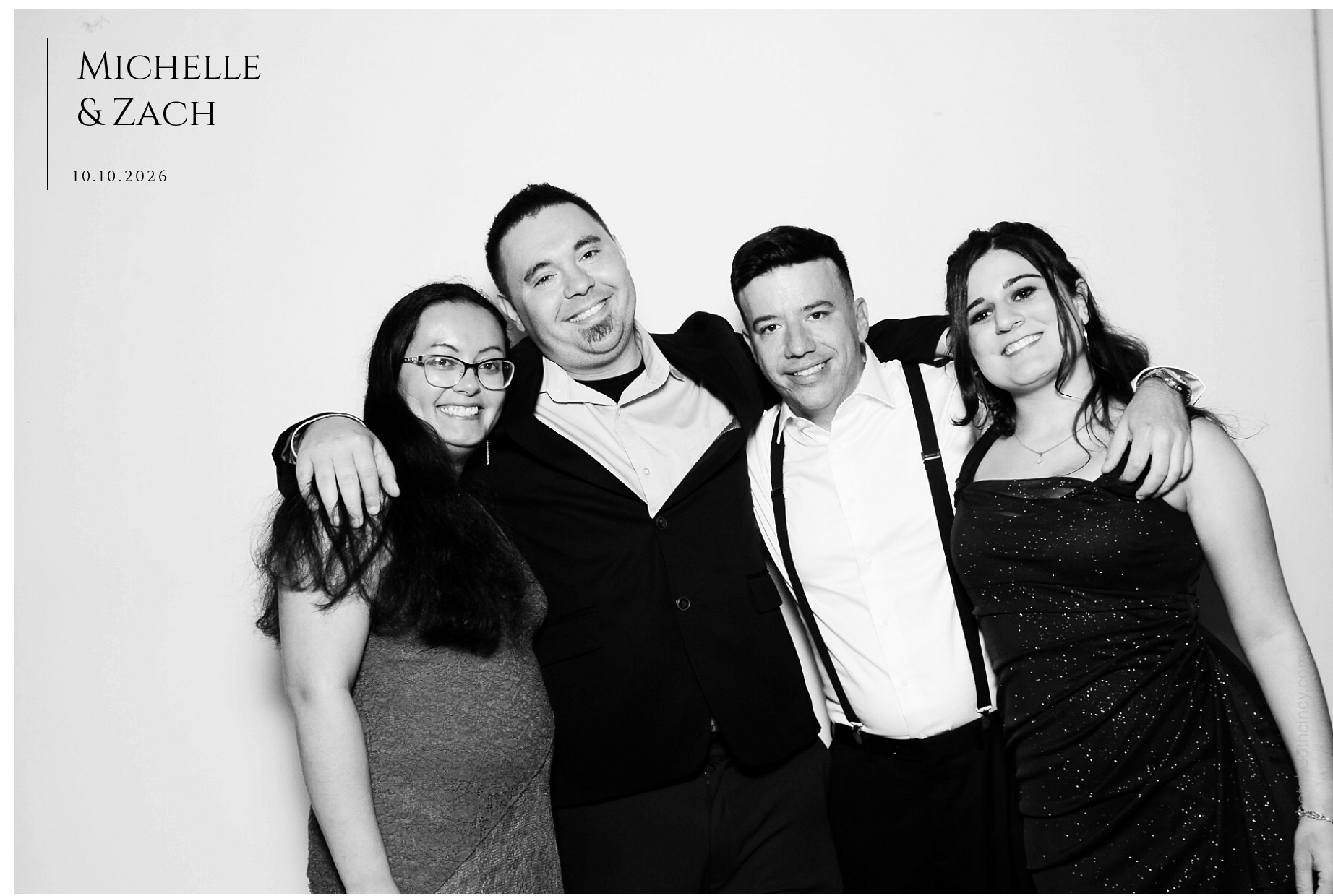 Michelle & Zach Reception | View more photos from the event at gallery.photoboothcincy.com/u/PhotoBoothCincy/Michelle-Zach-Reception
