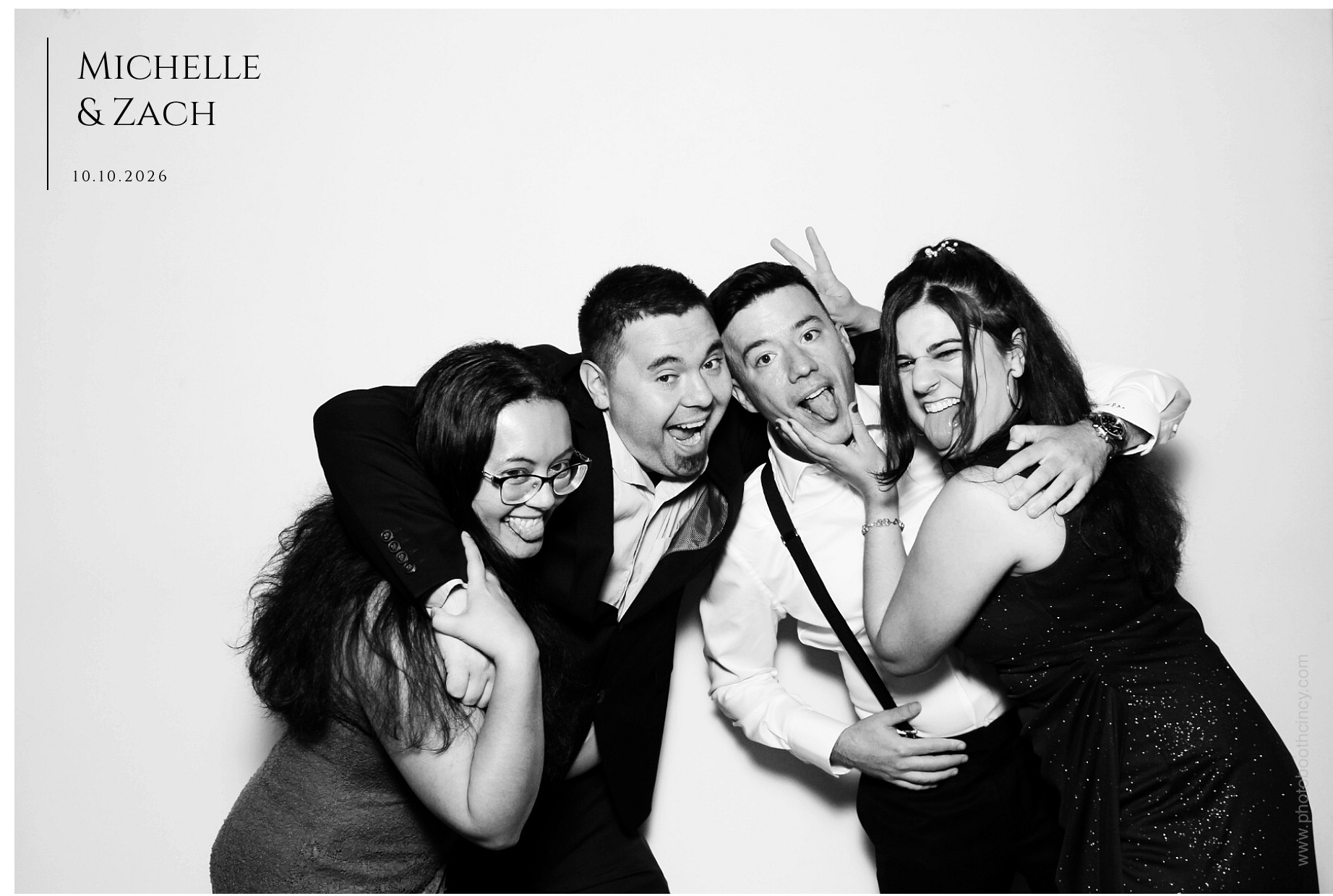 Michelle & Zach Reception | View more photos from the event at gallery.photoboothcincy.com/u/PhotoBoothCincy/Michelle-Zach-Reception