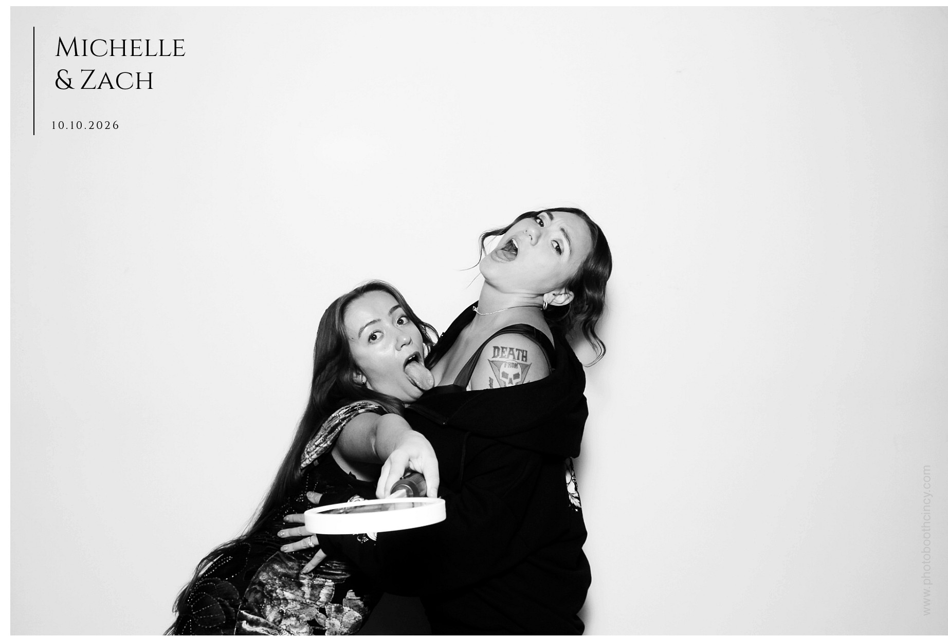 Michelle & Zach Reception | View more photos from the event at gallery.photoboothcincy.com/u/PhotoBoothCincy/Michelle-Zach-Reception