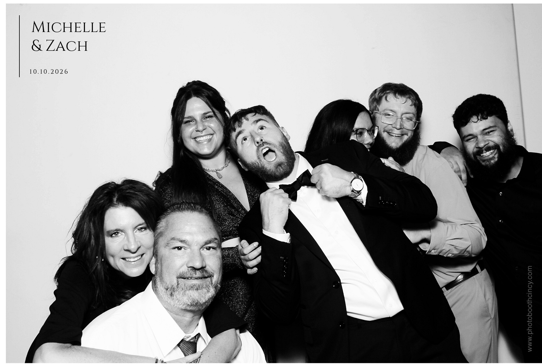 Michelle & Zach Reception | View more photos from the event at gallery.photoboothcincy.com/u/PhotoBoothCincy/Michelle-Zach-Reception
