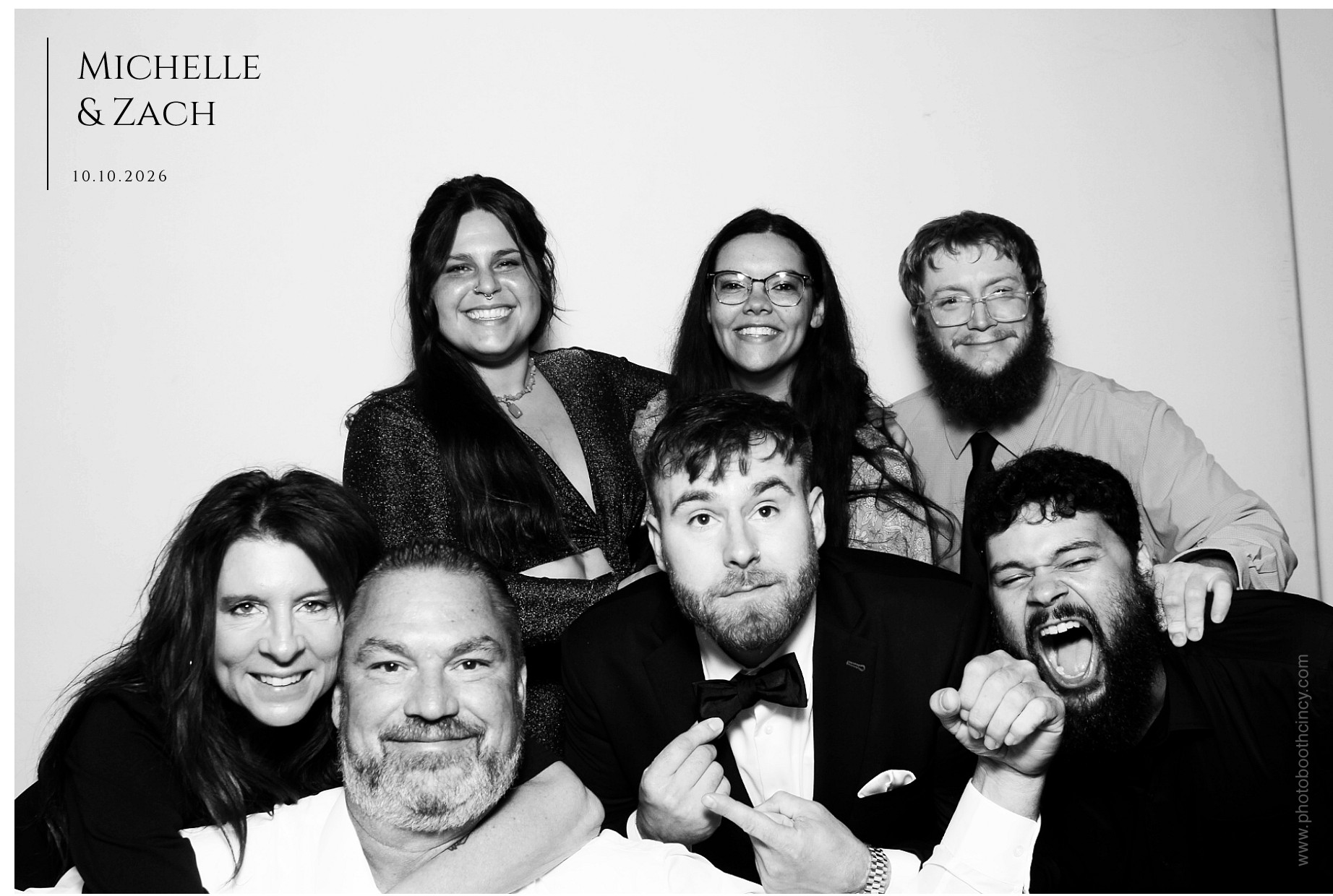 Michelle & Zach Reception | View more photos from the event at gallery.photoboothcincy.com/u/PhotoBoothCincy/Michelle-Zach-Reception