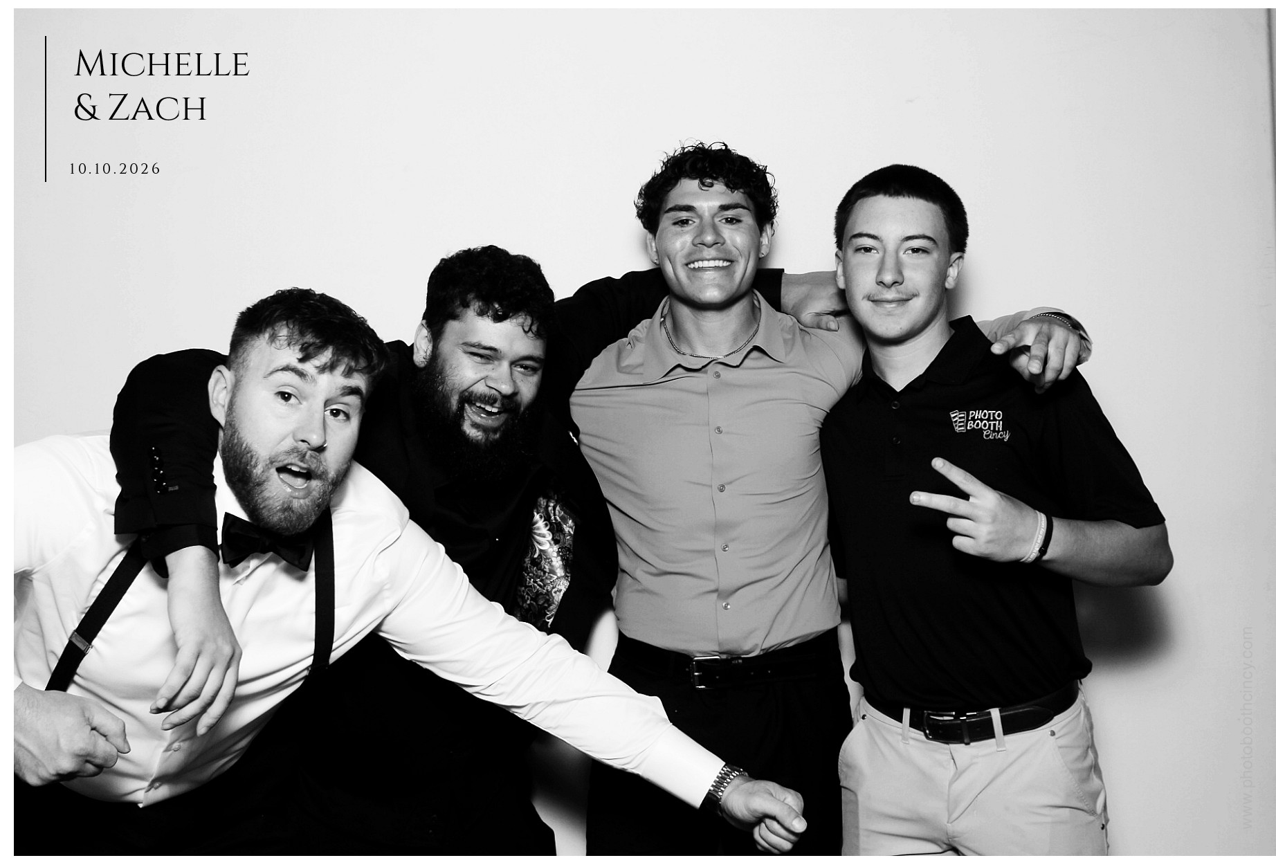 Michelle & Zach Reception | View more photos from the event at gallery.photoboothcincy.com/u/PhotoBoothCincy/Michelle-Zach-Reception