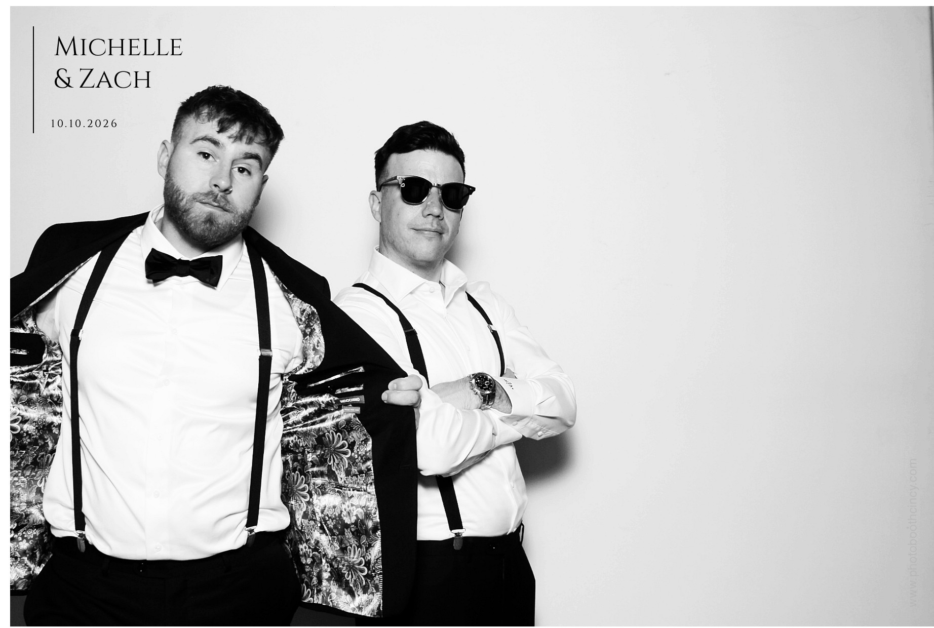 Michelle & Zach Reception | View more photos from the event at gallery.photoboothcincy.com/u/PhotoBoothCincy/Michelle-Zach-Reception