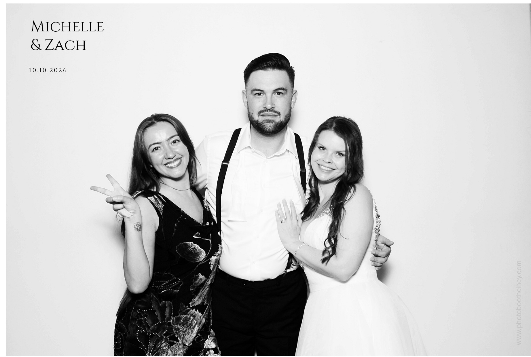 Michelle & Zach Reception | View more photos from the event at gallery.photoboothcincy.com/u/PhotoBoothCincy/Michelle-Zach-Reception