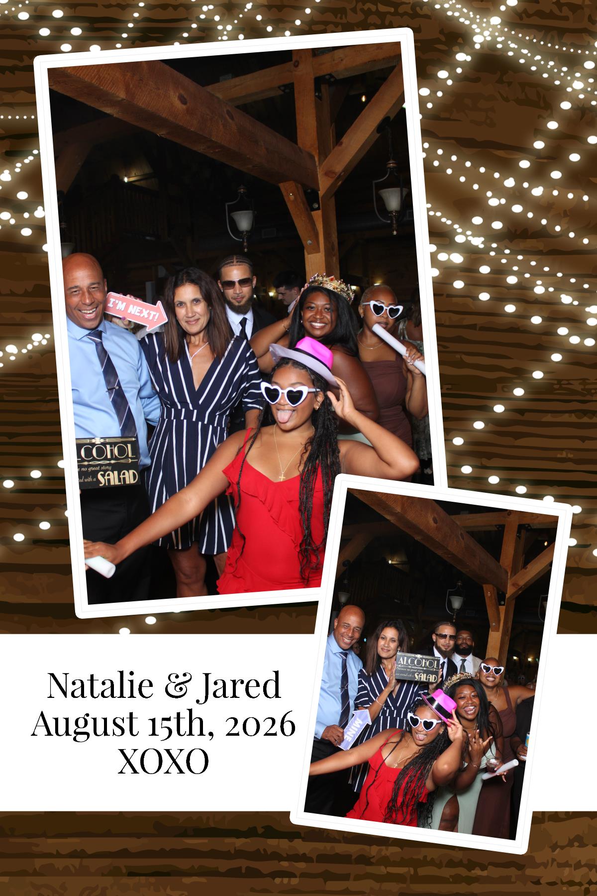 Natalie & Jared | View more photos from the event at gallery.photoboothcincy.com/u/PhotoBoothCincy/Natalie-Jared