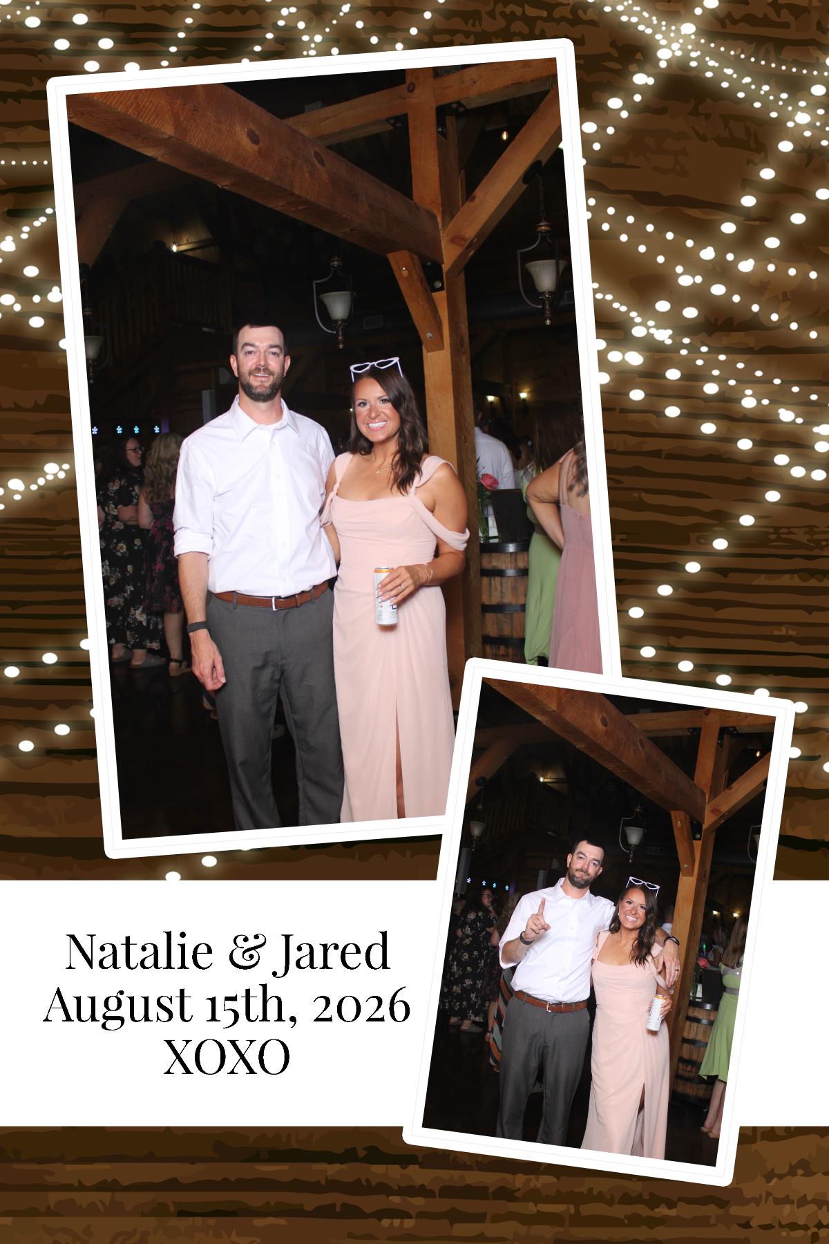 Natalie & Jared | View more photos from the event at gallery.photoboothcincy.com/u/PhotoBoothCincy/Natalie-Jared