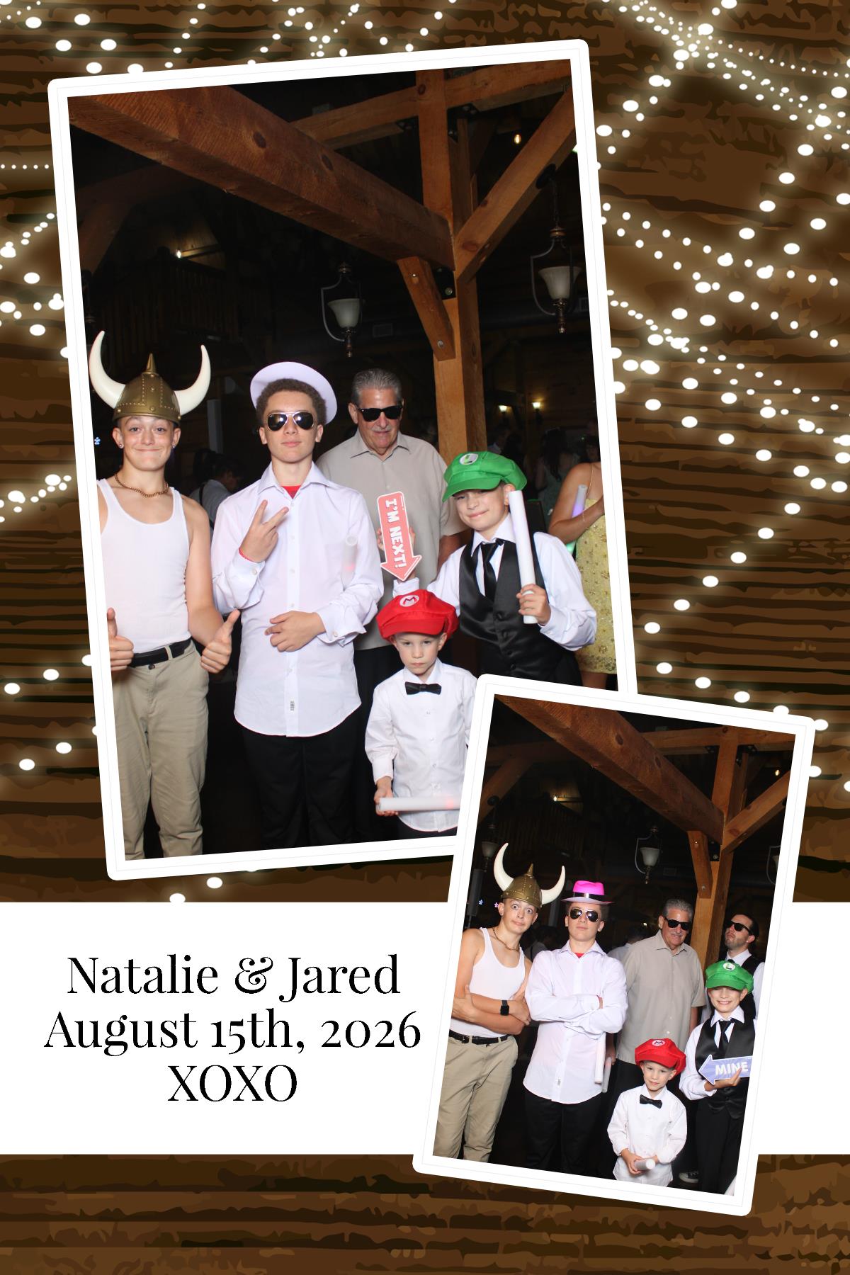 Natalie & Jared | View more photos from the event at gallery.photoboothcincy.com/u/PhotoBoothCincy/Natalie-Jared