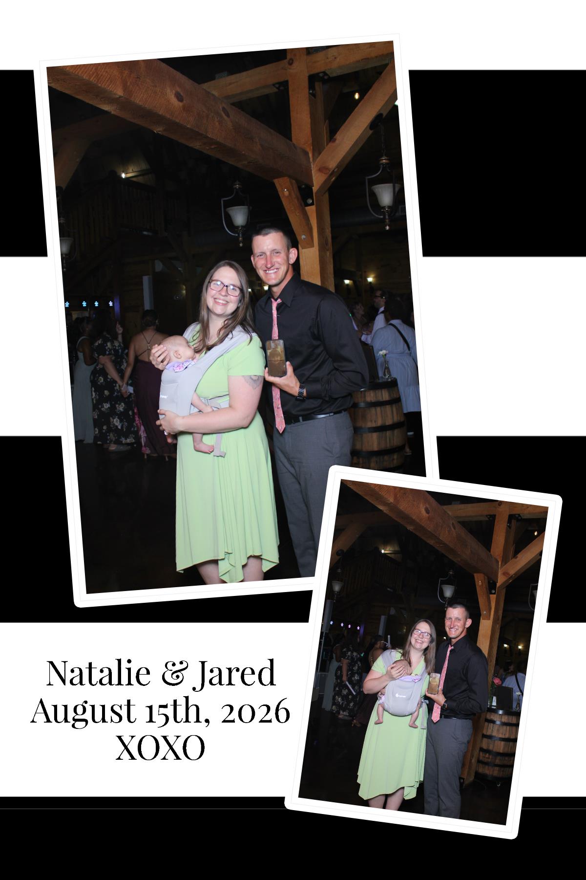 Natalie & Jared | View more photos from the event at gallery.photoboothcincy.com/u/PhotoBoothCincy/Natalie-Jared