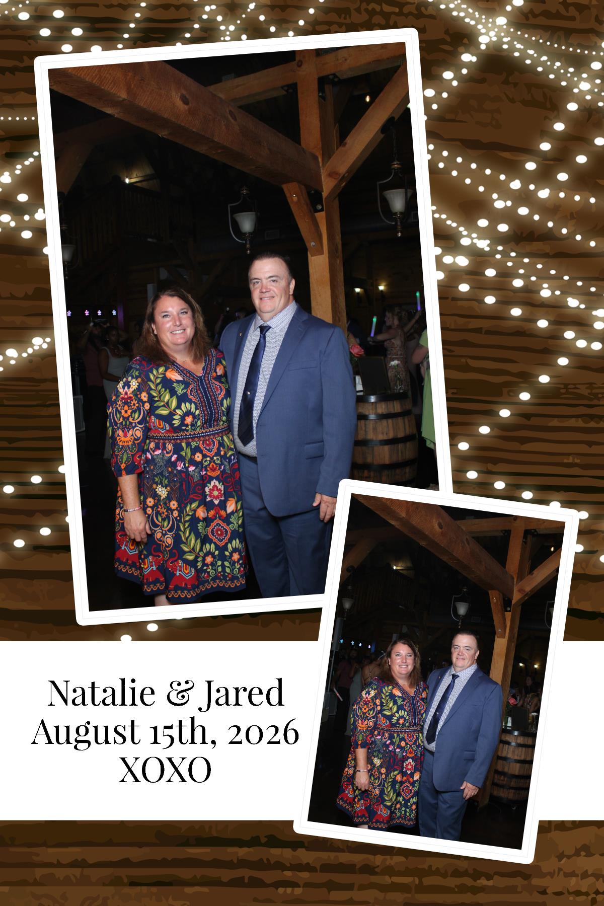 Natalie & Jared | View more photos from the event at gallery.photoboothcincy.com/u/PhotoBoothCincy/Natalie-Jared