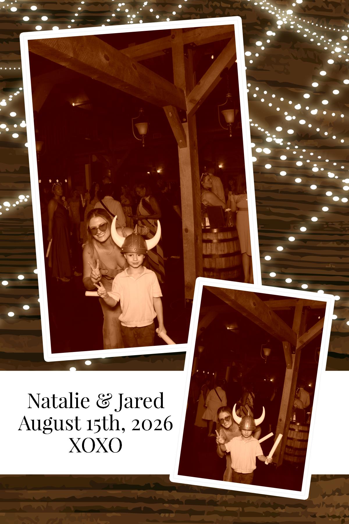 Natalie & Jared | View more photos from the event at gallery.photoboothcincy.com/u/PhotoBoothCincy/Natalie-Jared