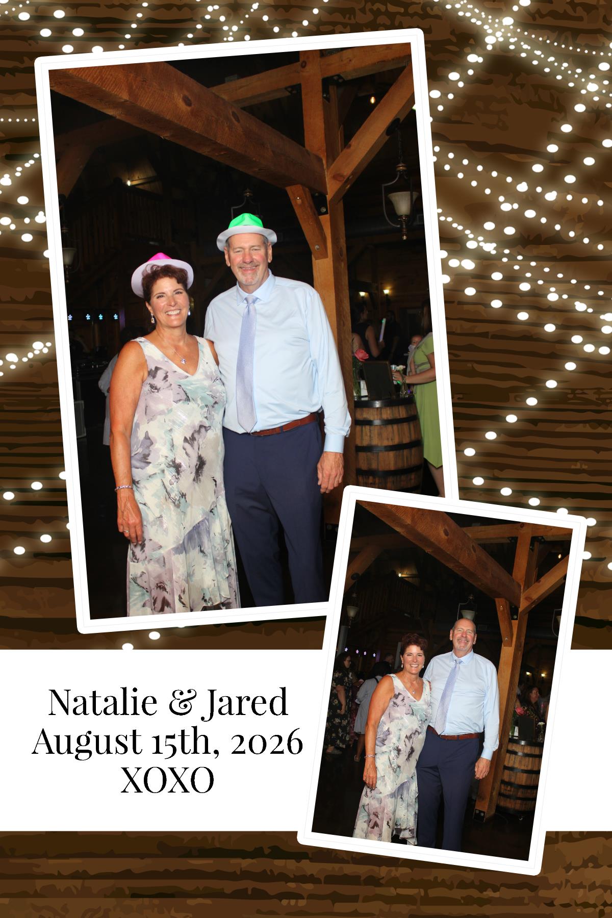 Natalie & Jared | View more photos from the event at gallery.photoboothcincy.com/u/PhotoBoothCincy/Natalie-Jared