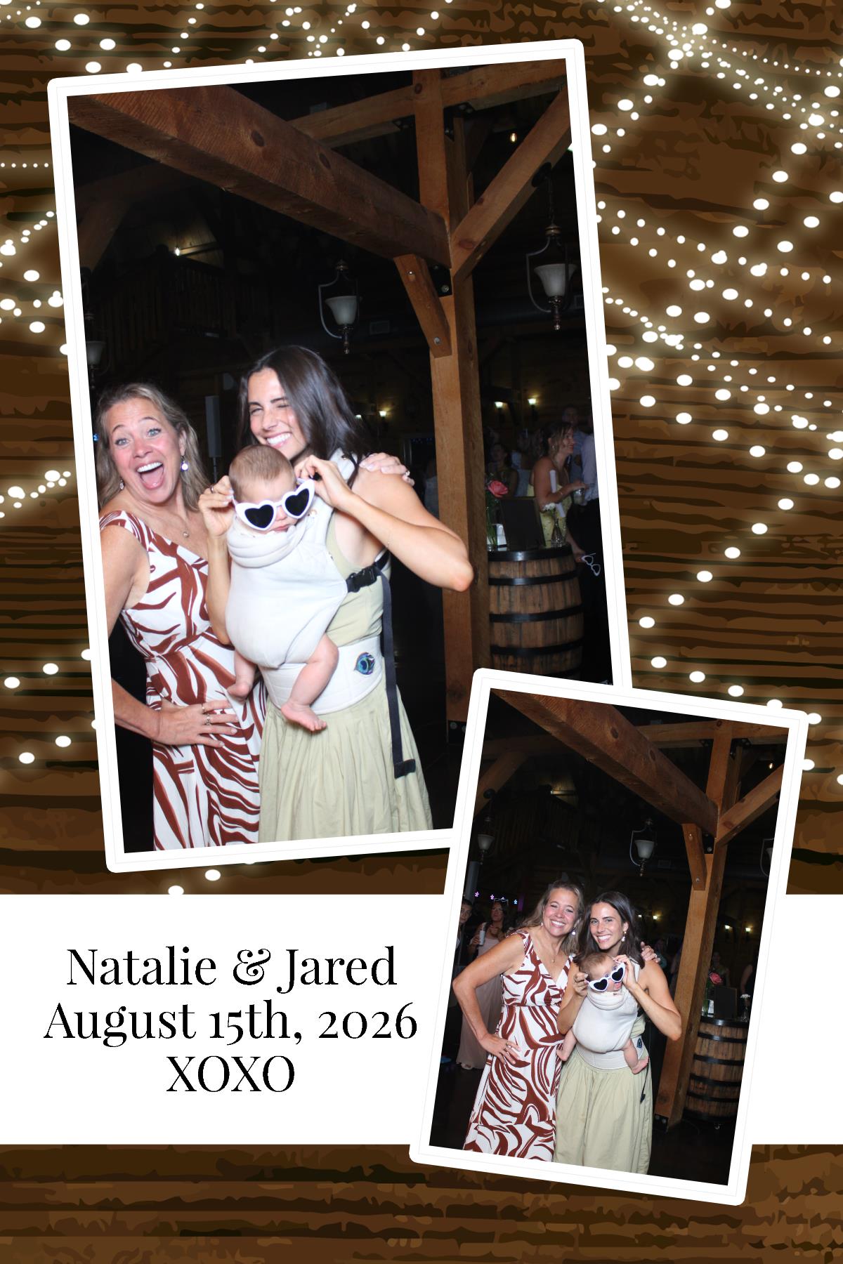 Natalie & Jared | View more photos from the event at gallery.photoboothcincy.com/u/PhotoBoothCincy/Natalie-Jared