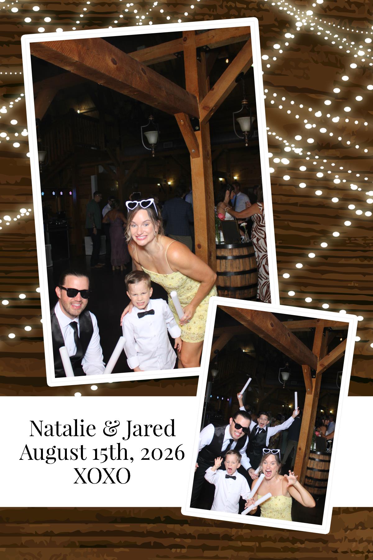 Natalie & Jared | View more photos from the event at gallery.photoboothcincy.com/u/PhotoBoothCincy/Natalie-Jared