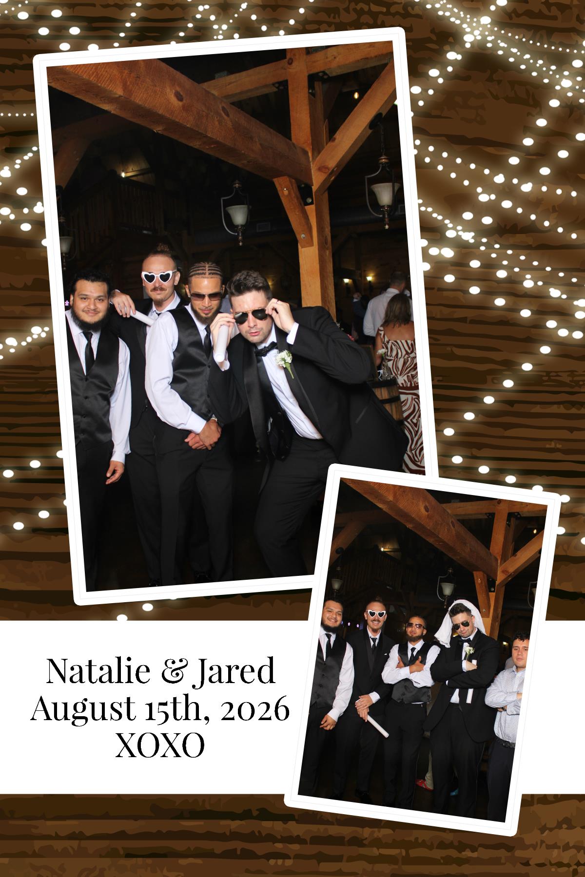 Natalie & Jared | View more photos from the event at gallery.photoboothcincy.com/u/PhotoBoothCincy/Natalie-Jared