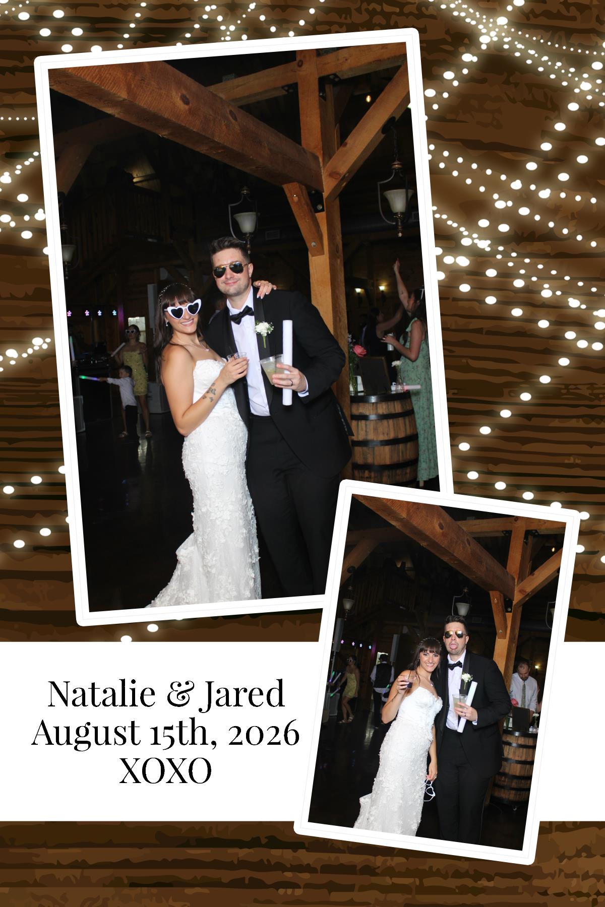 Natalie & Jared | View more photos from the event at gallery.photoboothcincy.com/u/PhotoBoothCincy/Natalie-Jared