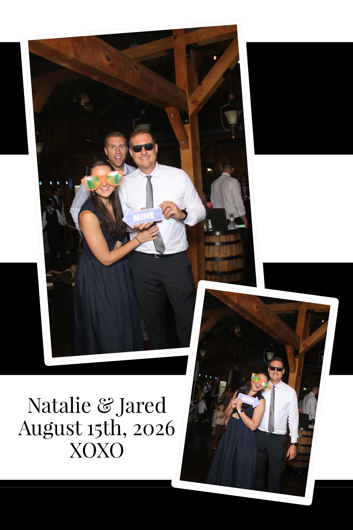 Natalie & Jared | View more photos from the event at gallery.photoboothcincy.com/u/PhotoBoothCincy/Natalie-Jared