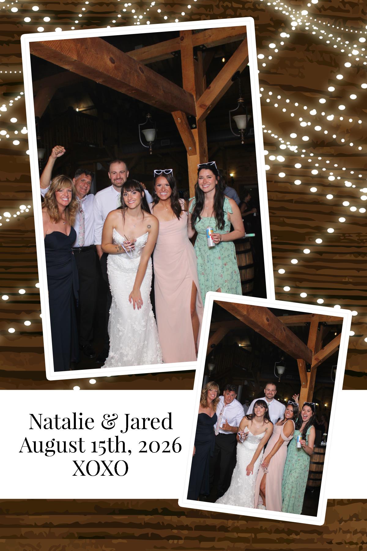 Natalie & Jared | View more photos from the event at gallery.photoboothcincy.com/u/PhotoBoothCincy/Natalie-Jared